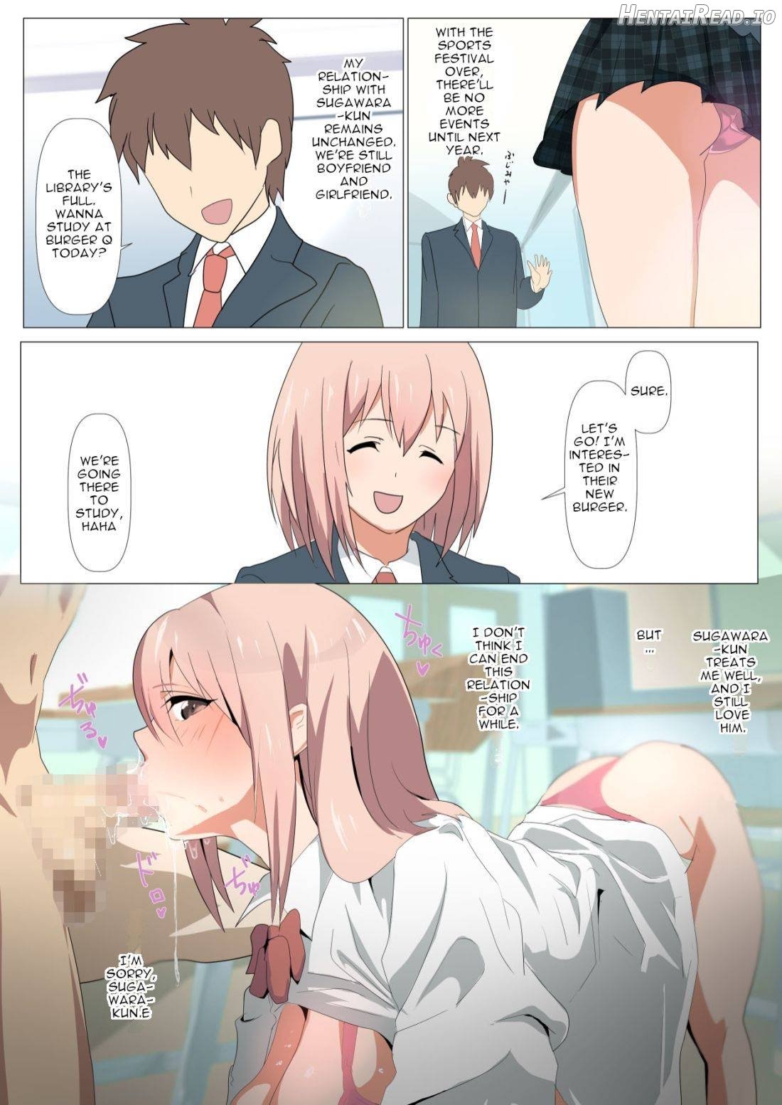 Ribbon no Ochita Hi ~Osananajimi no Kare no Shiranu Ma ni Class no Charao ni NTR sarete ita Hanashi. Chapter 1 - page 42