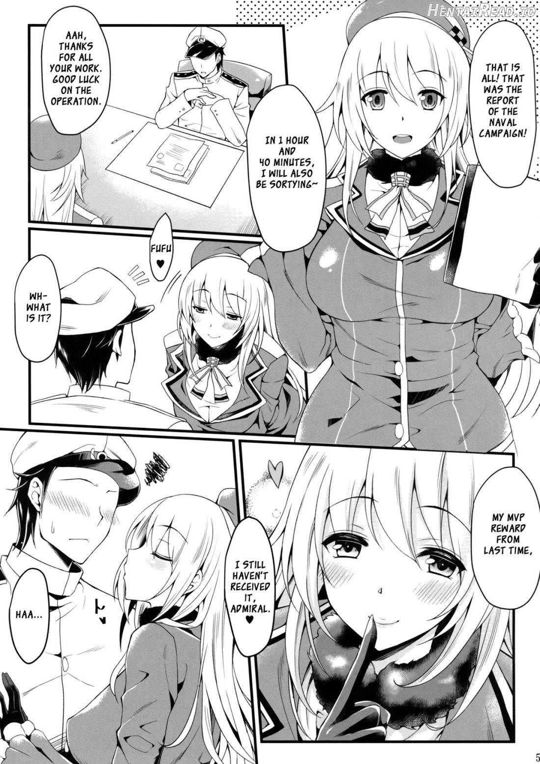 Atago to Yasen ni Totsunyuu su! Chapter 1 - page 4