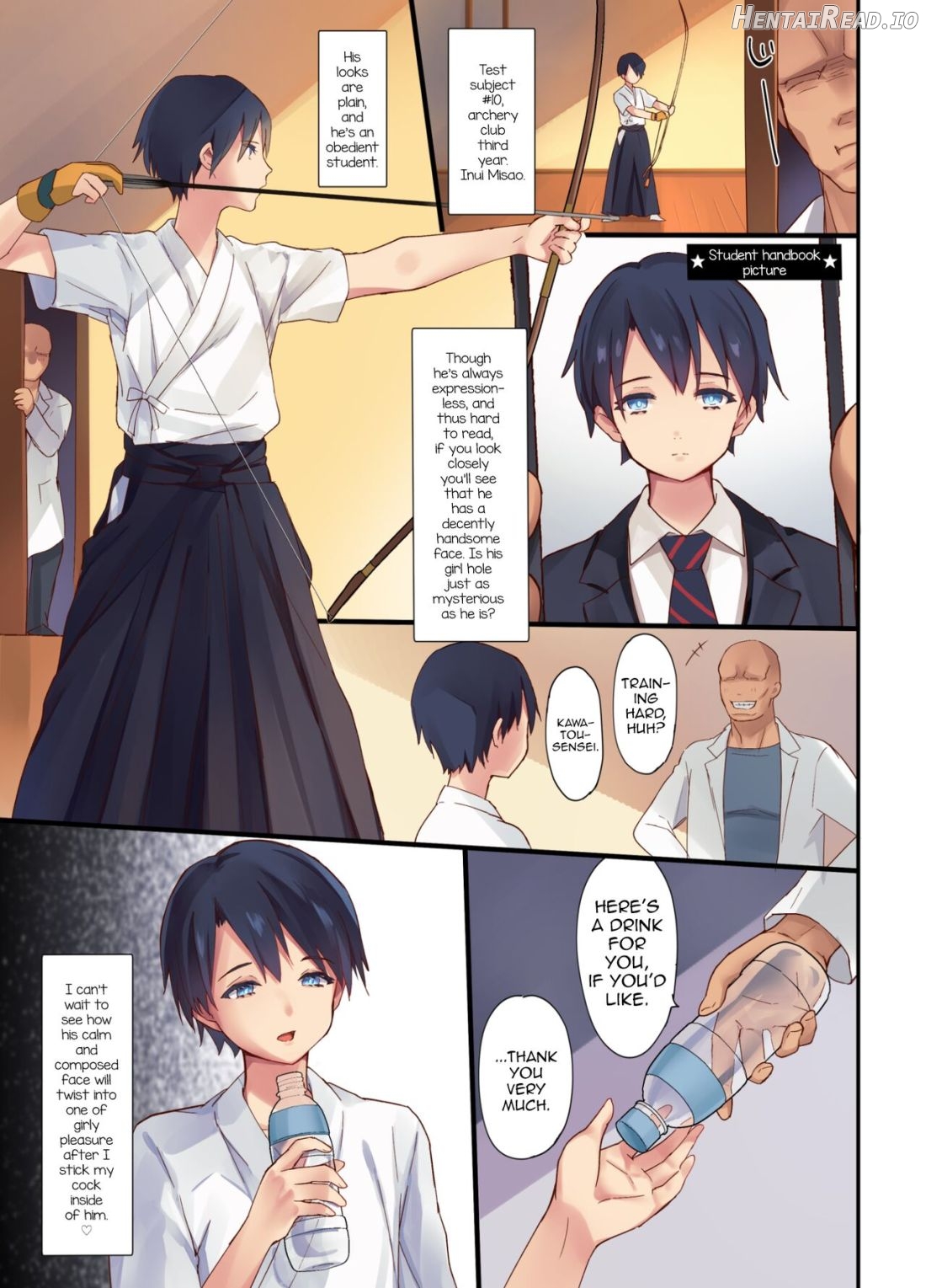 Mesu-ka Jikken ~Kenzen Shounen Mesu Ochi Kiroku~ Chapter 1 - page 8