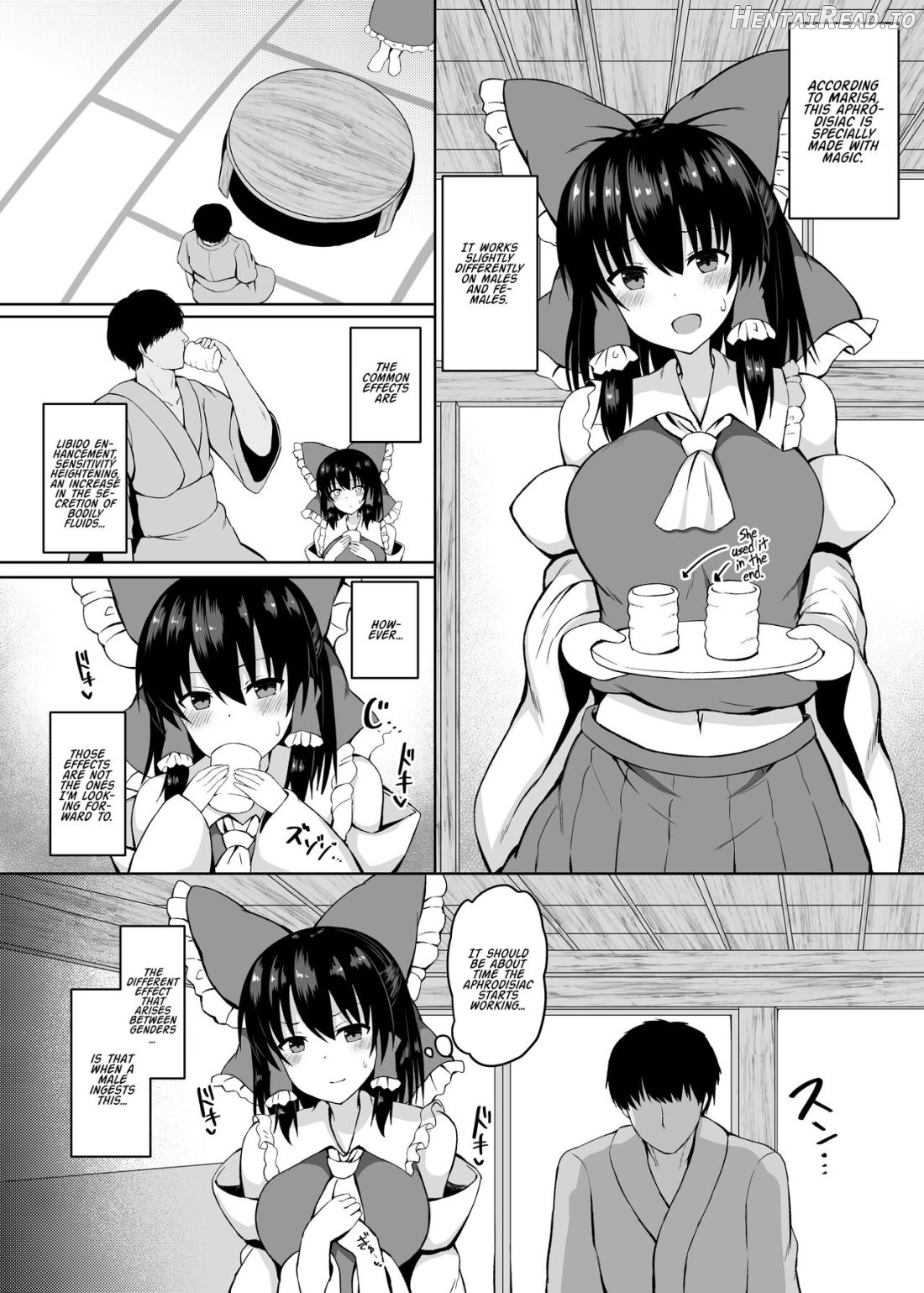 H ga Shitai Reimu-san ni Biyaku o Morareru Hanashi Chapter 1 - page 5