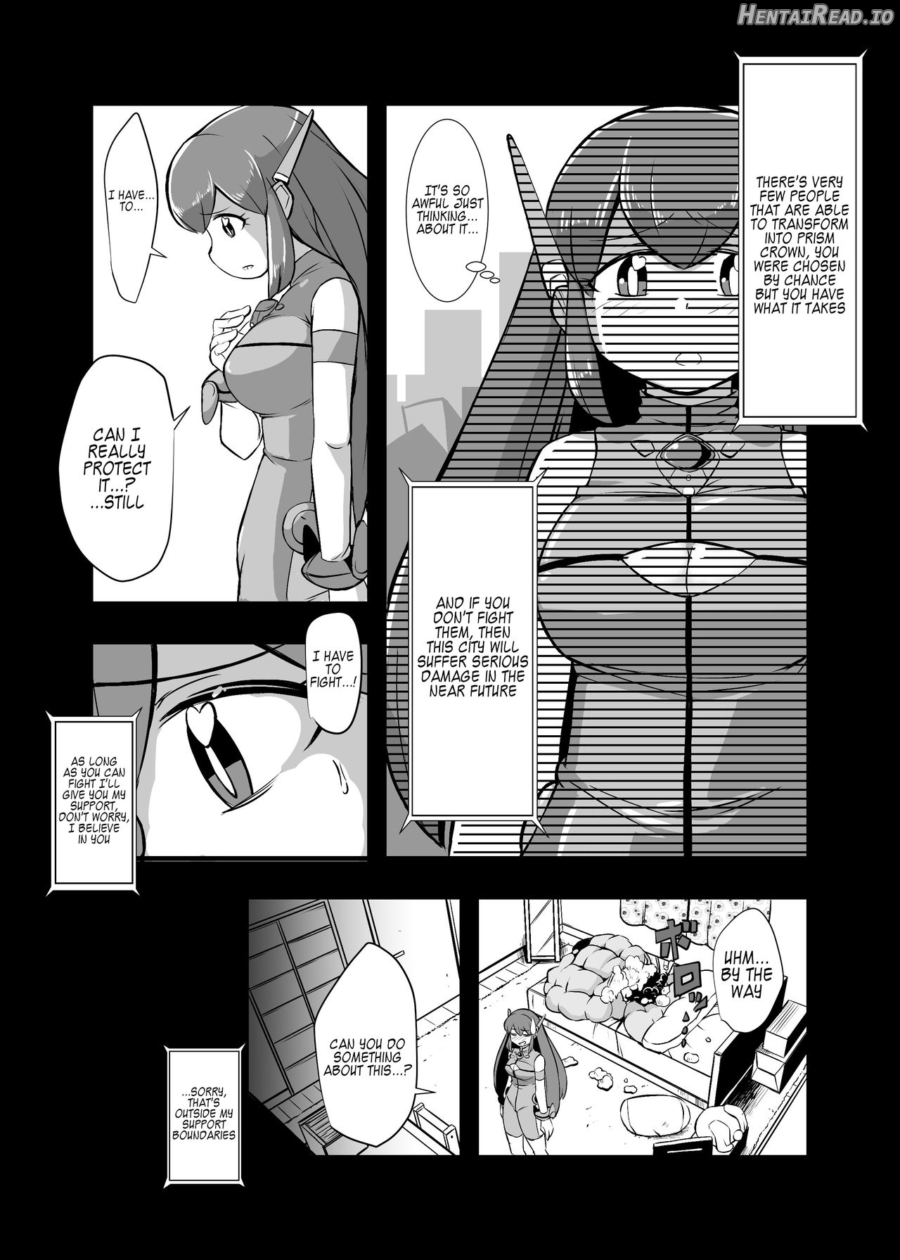 Aku no Soshiki ni Haiboku Shite Ryoujoku Sareru Henshin Heroine Prism Crown Chapter 1 - page 41