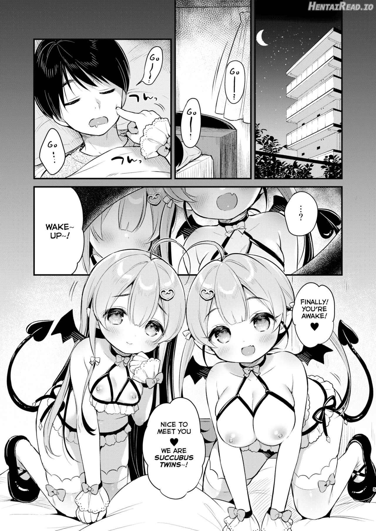 Totsugeki Futago Succubus-chan Chapter 1 - page 4