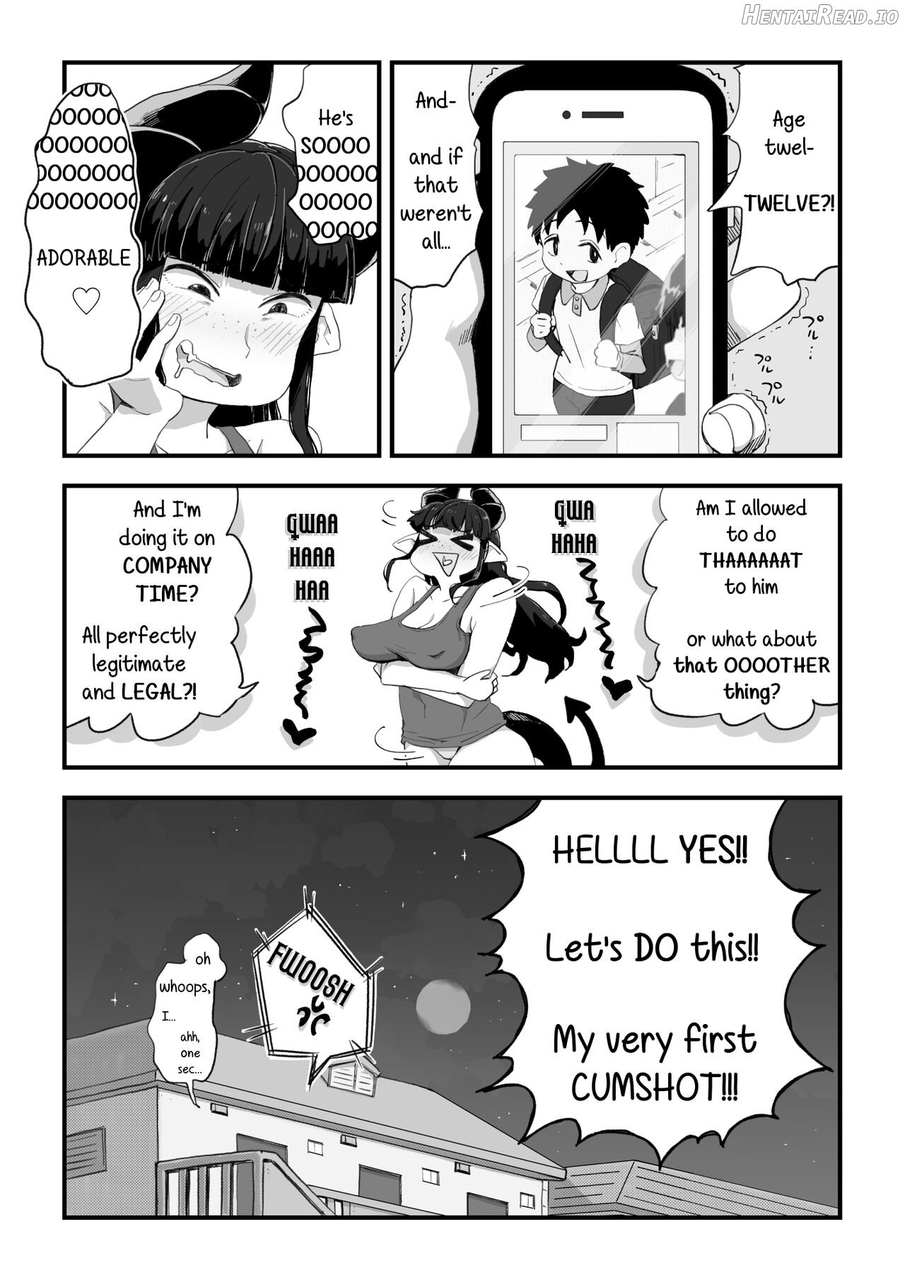 Jimi Succubus-san ~ Shotacon Mojyo Succubus Hajimete no Sakusei Gyoumu ~ Chapter 1 - page 6