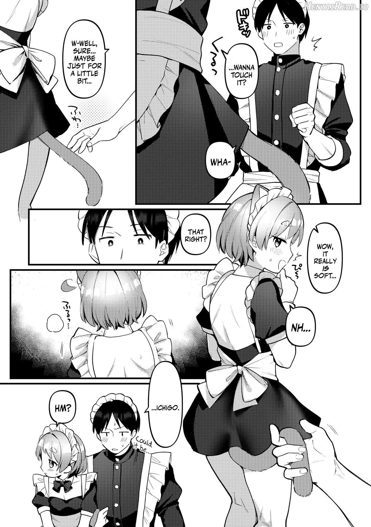 Futanari Maid no Kanojo ni Gohoushi Sareru Kai Chapter 3 - page 9