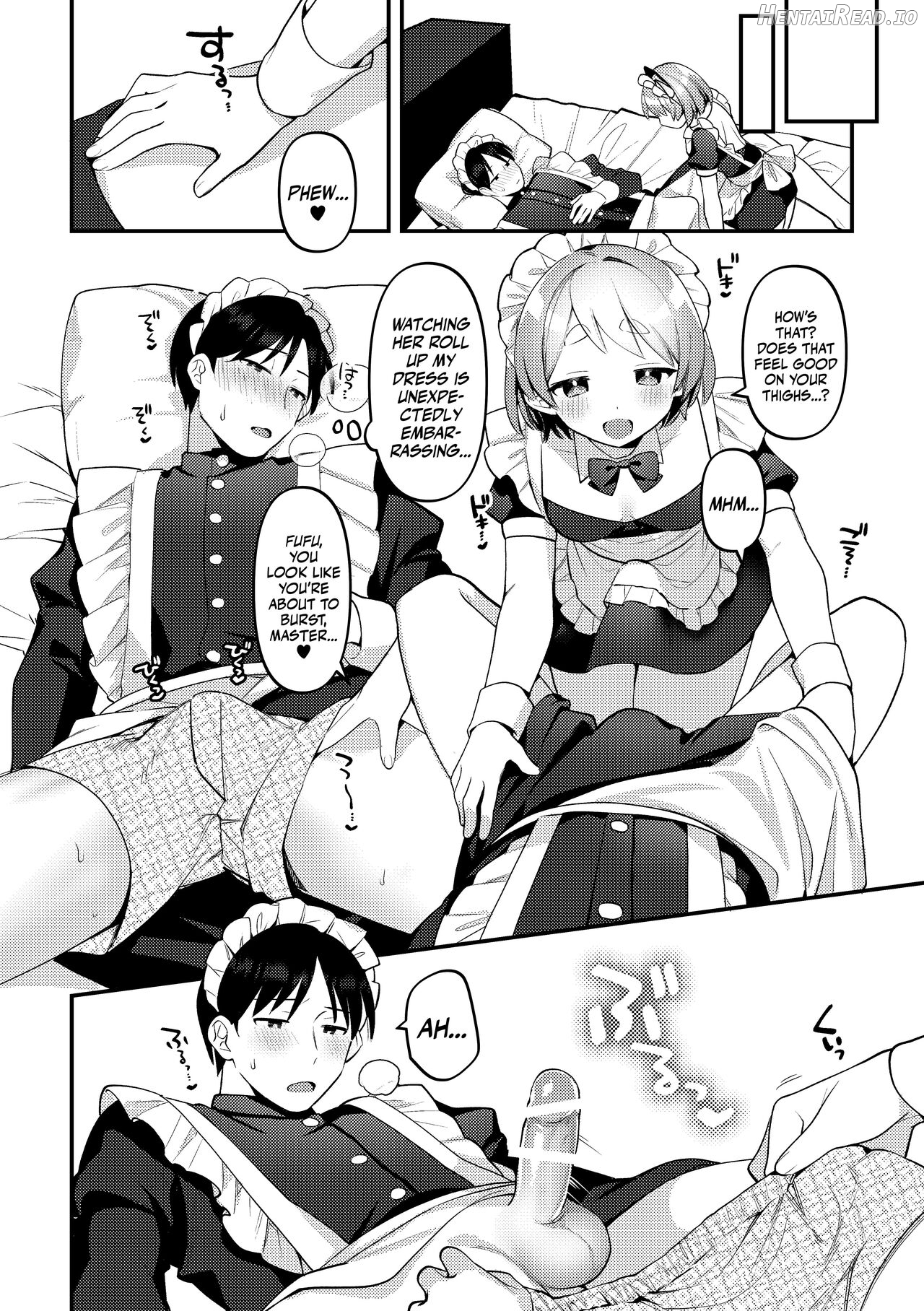 Futanari Maid no Kanojo ni Gohoushi Sareru Kai Chapter 3 - page 12