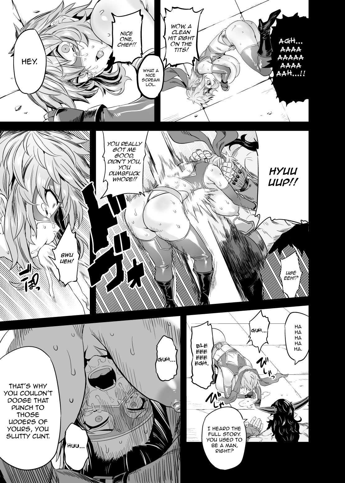 Hentai TS Wrestler Gran Chapter 1 - page 12