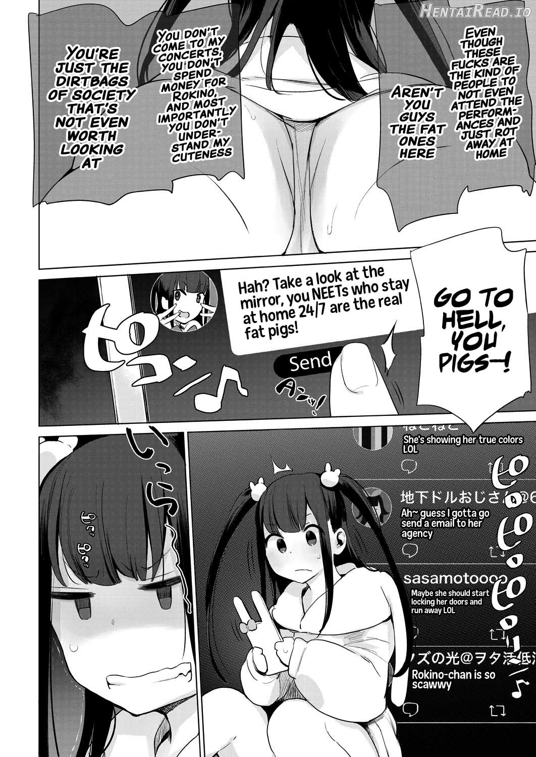 Gakeppuchi Idol Butabako Saikyouiku Chapter 1 - page 4