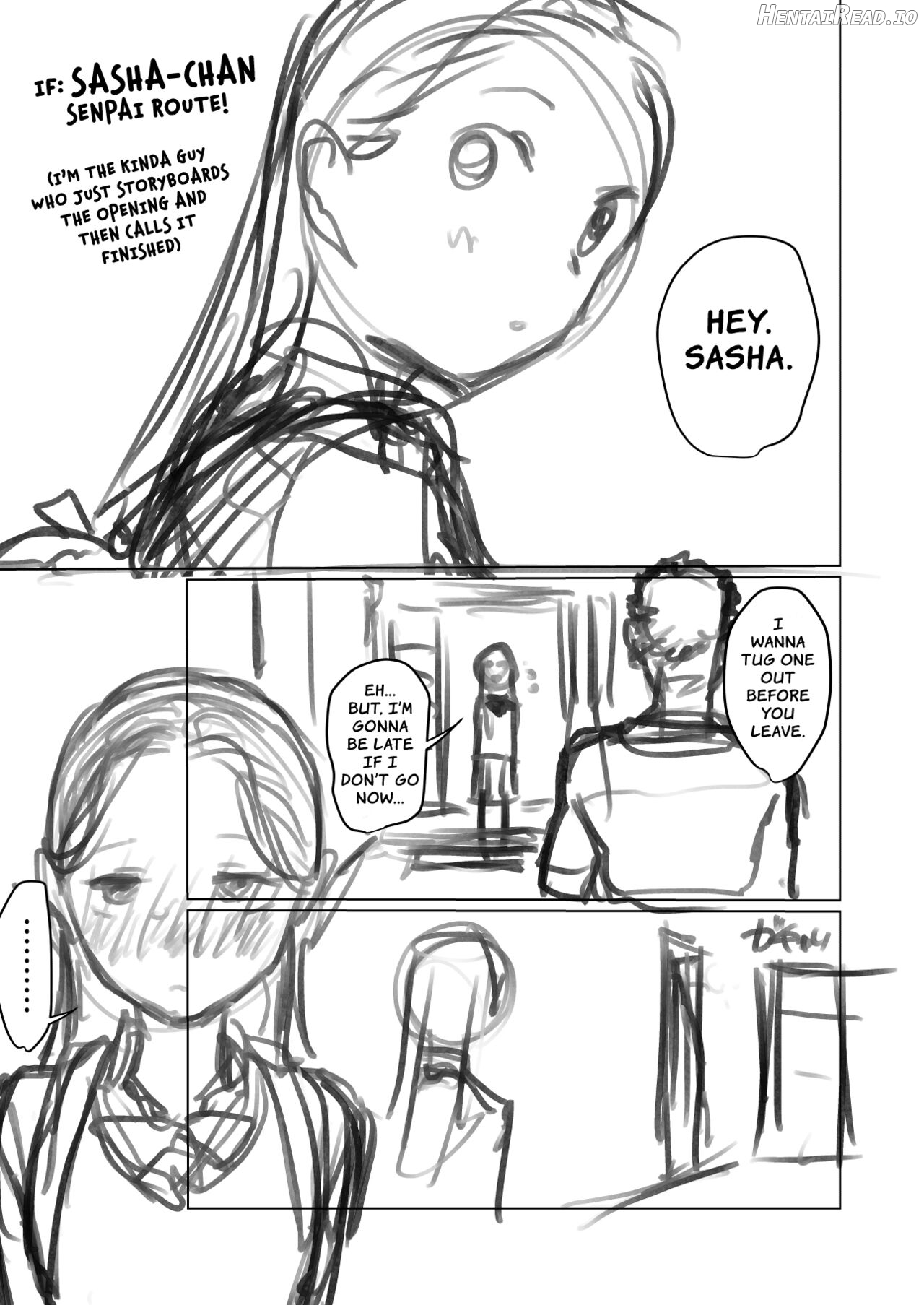 (IF route) Sasha-chan Echichichichi... Chapter 4 - page 7