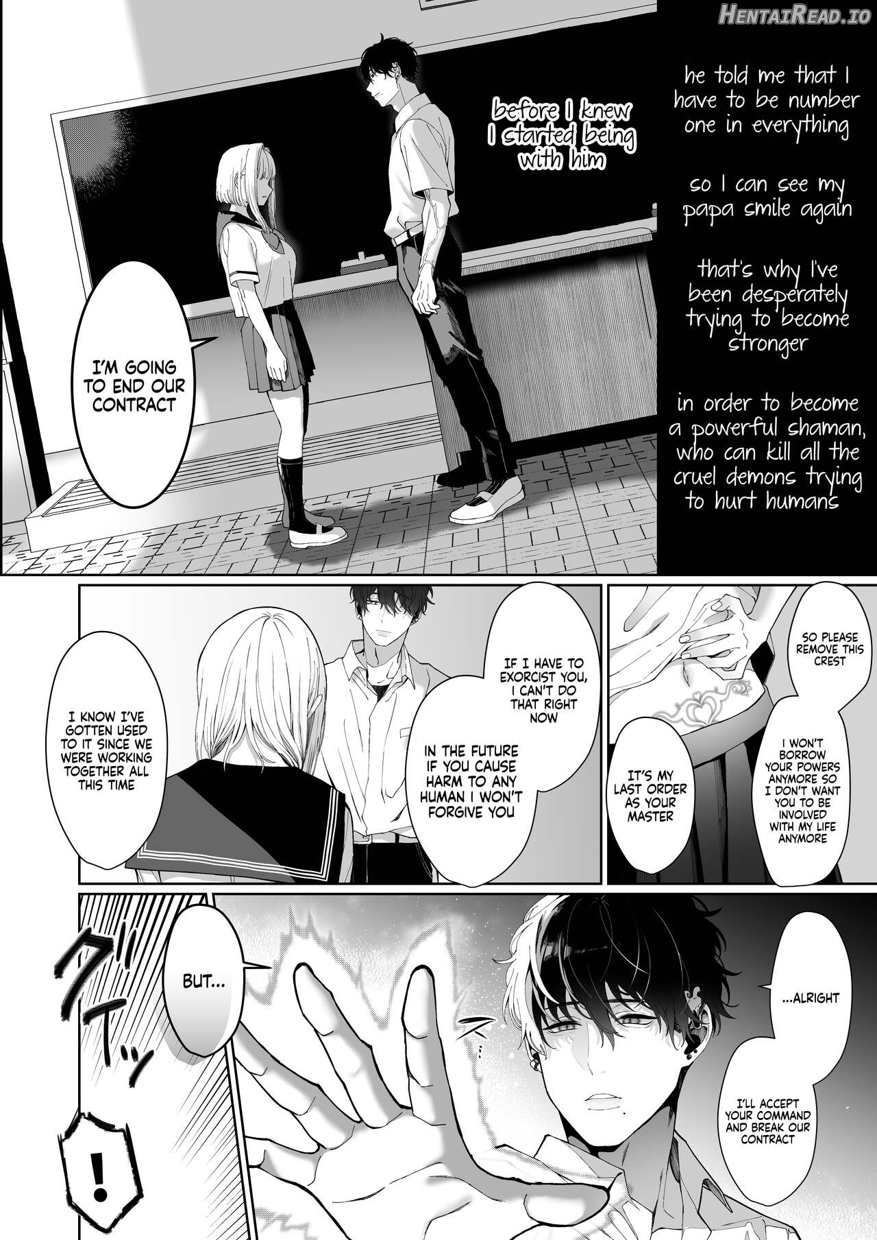 Kannagi Ochiru -Youbarai JK x Doukyuusei Inma no Mesu Ochi Keiyaku- Chapter 1 - page 51