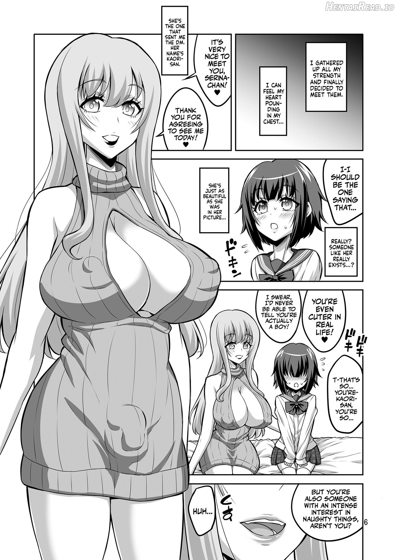 A Futanari Older Sister Turns An Underground Crossdresser Into A Perverted Masochist Chapter 1 - page 4