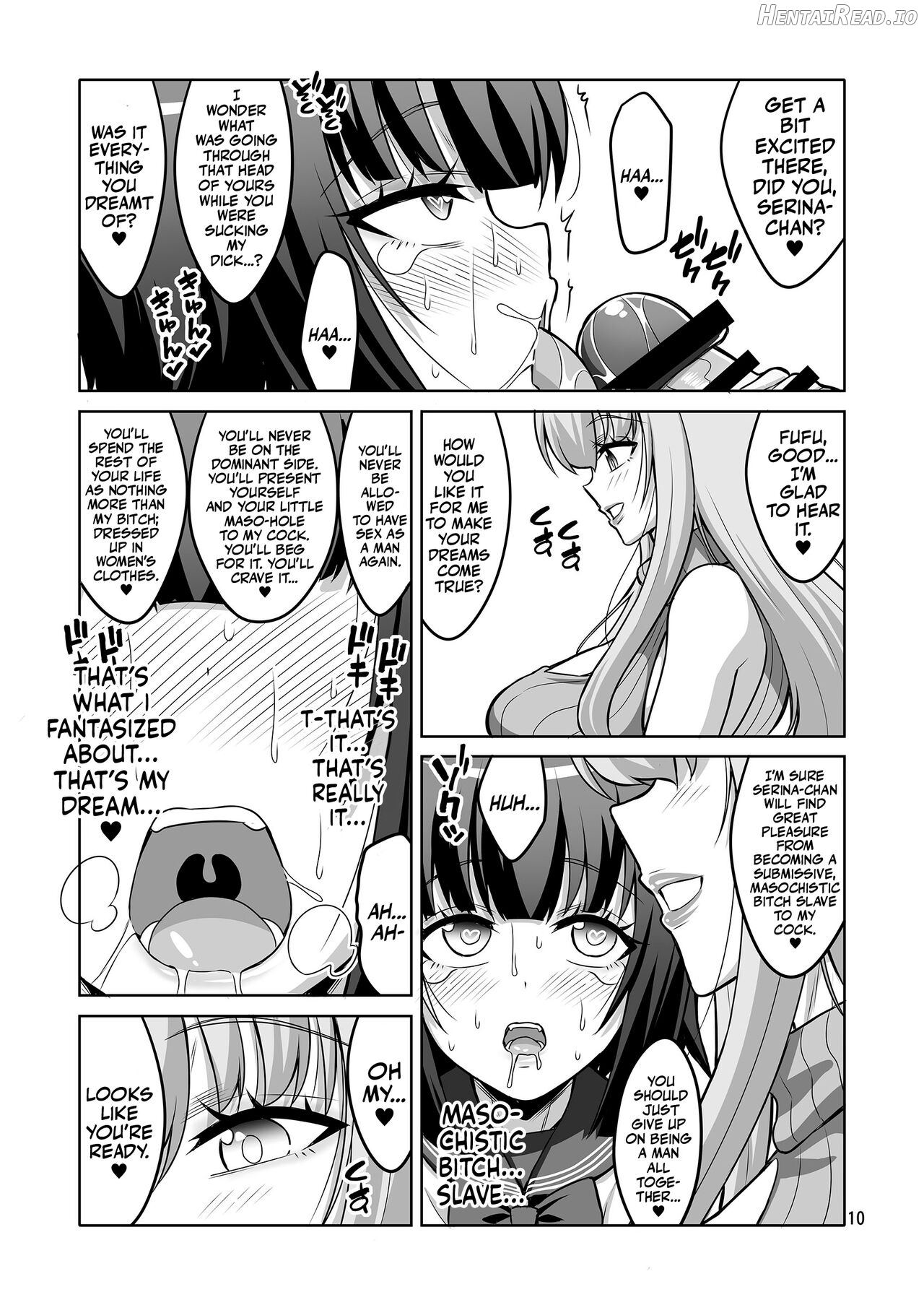 A Futanari Older Sister Turns An Underground Crossdresser Into A Perverted Masochist Chapter 1 - page 8