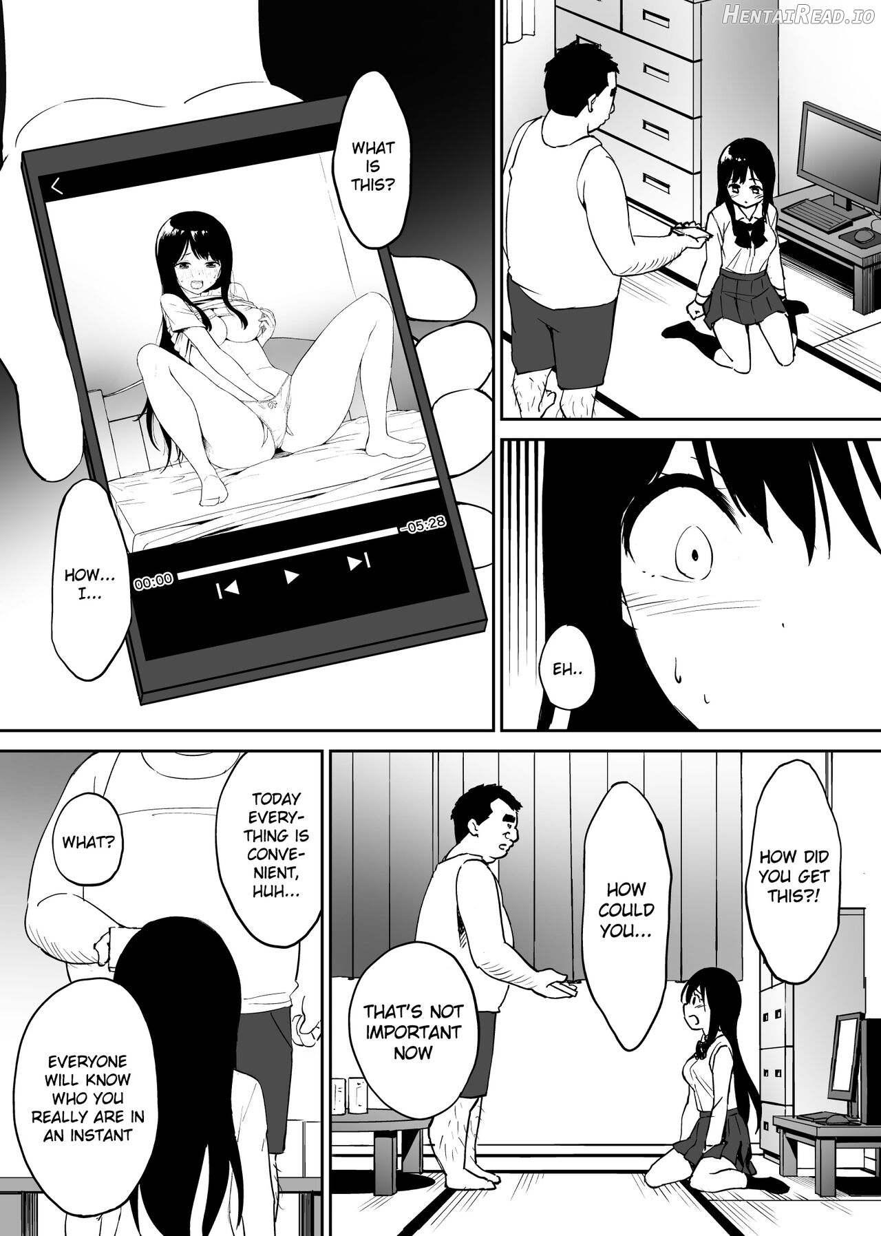 A disgusting unemployed old man (Me) was pleased when he irresponsibly creampied a beautiful JK girl's virgin pussy. Chapter 1 - page 16