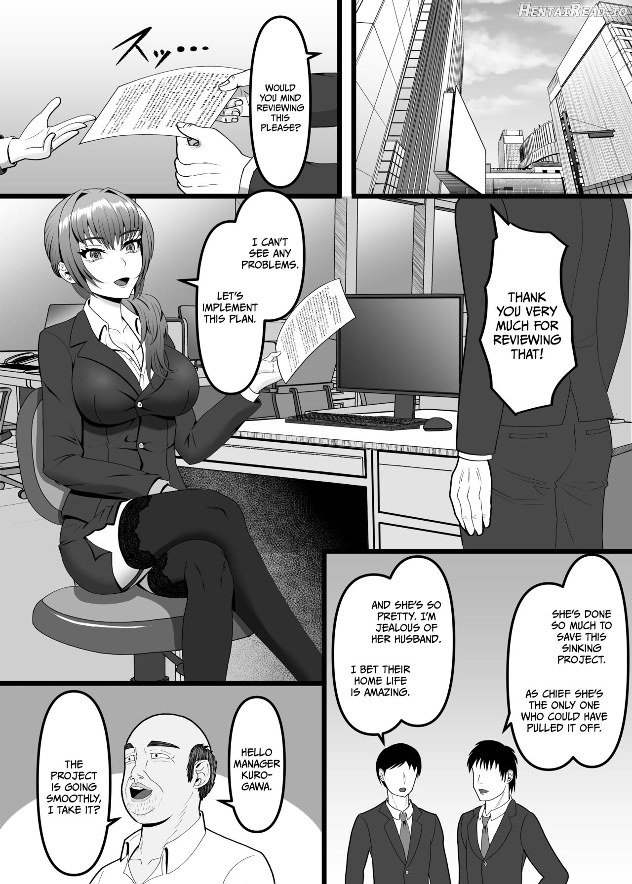 Hamerareta Hitozuma OL no Matsuro Kyousei Chitsunai Shasei no Hate ni... Chapter 1 - page 2