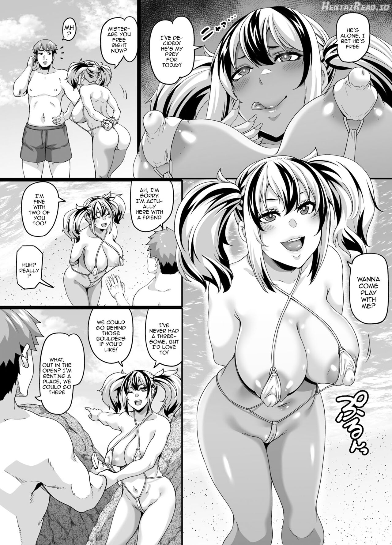 Kazoku Ryokou wa Yarimoku Beach de Sex Zanmai ~Onee-chan Hen~ Chapter 2 - page 7