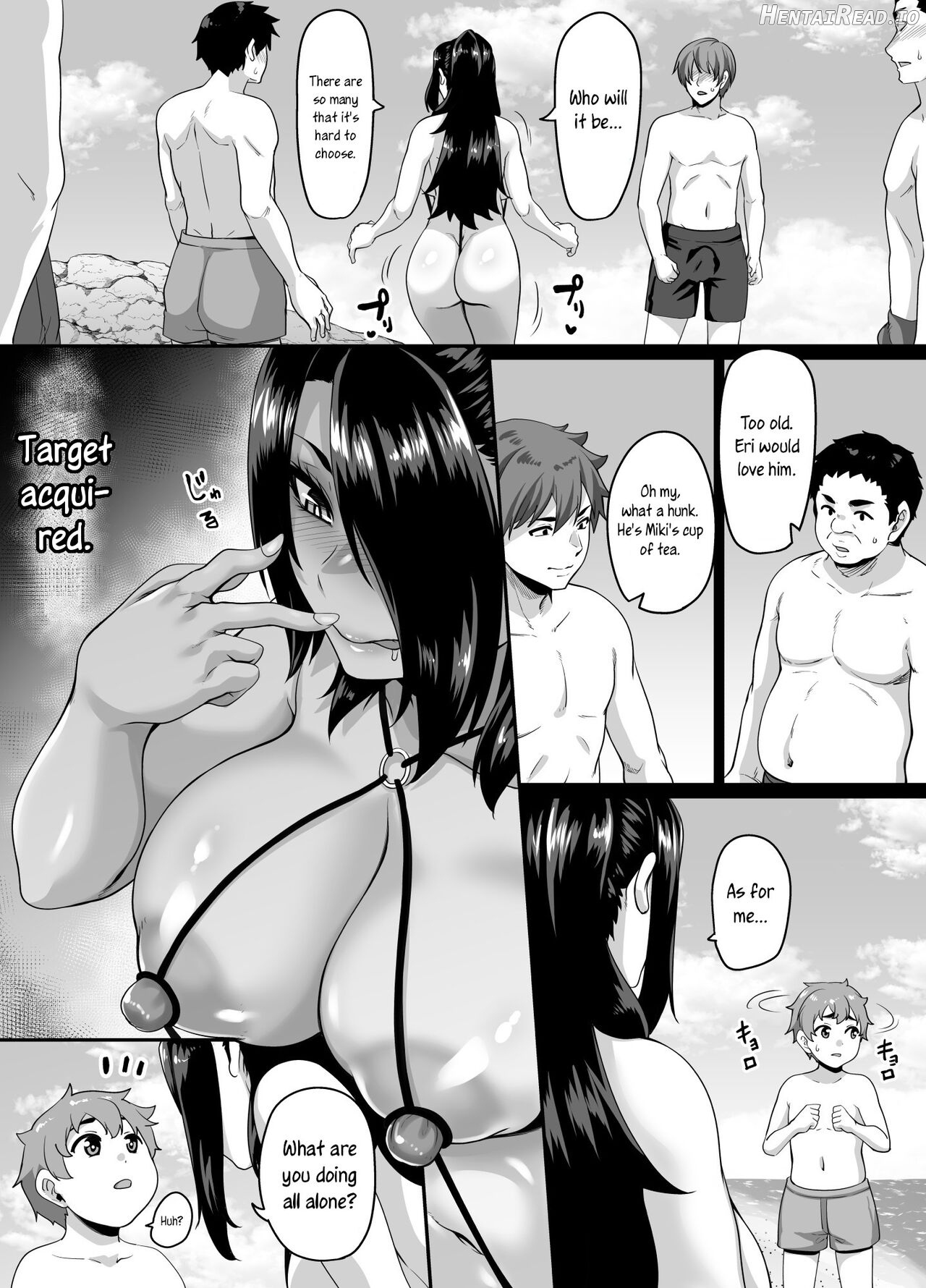 Kazoku Ryokou wa Yarimoku Beach de Sex Zanmai ~Onee-chan Hen~ Chapter 3 - page 7