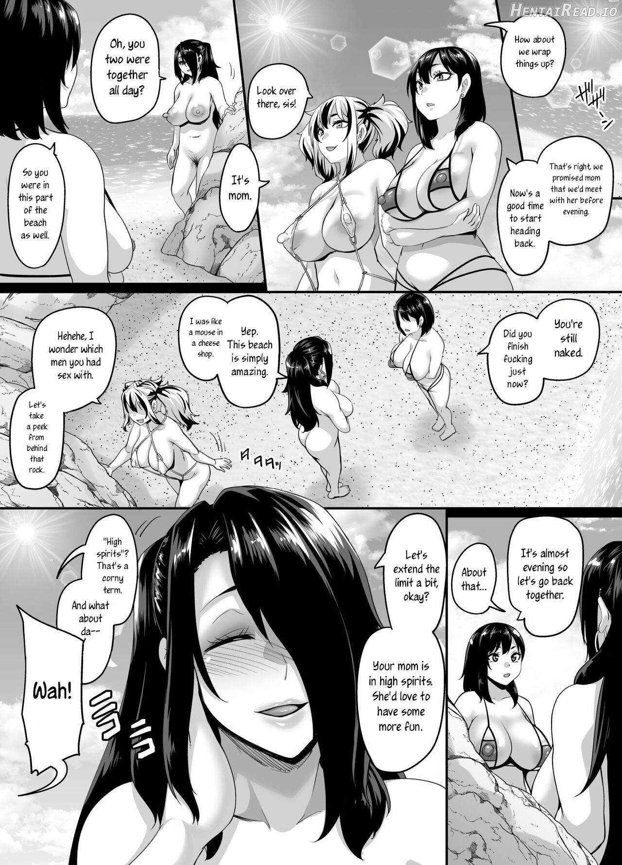 Kazoku Ryokou wa Yarimoku Beach de Sex Zanmai ~Onee-chan Hen~ Chapter 3 - page 71