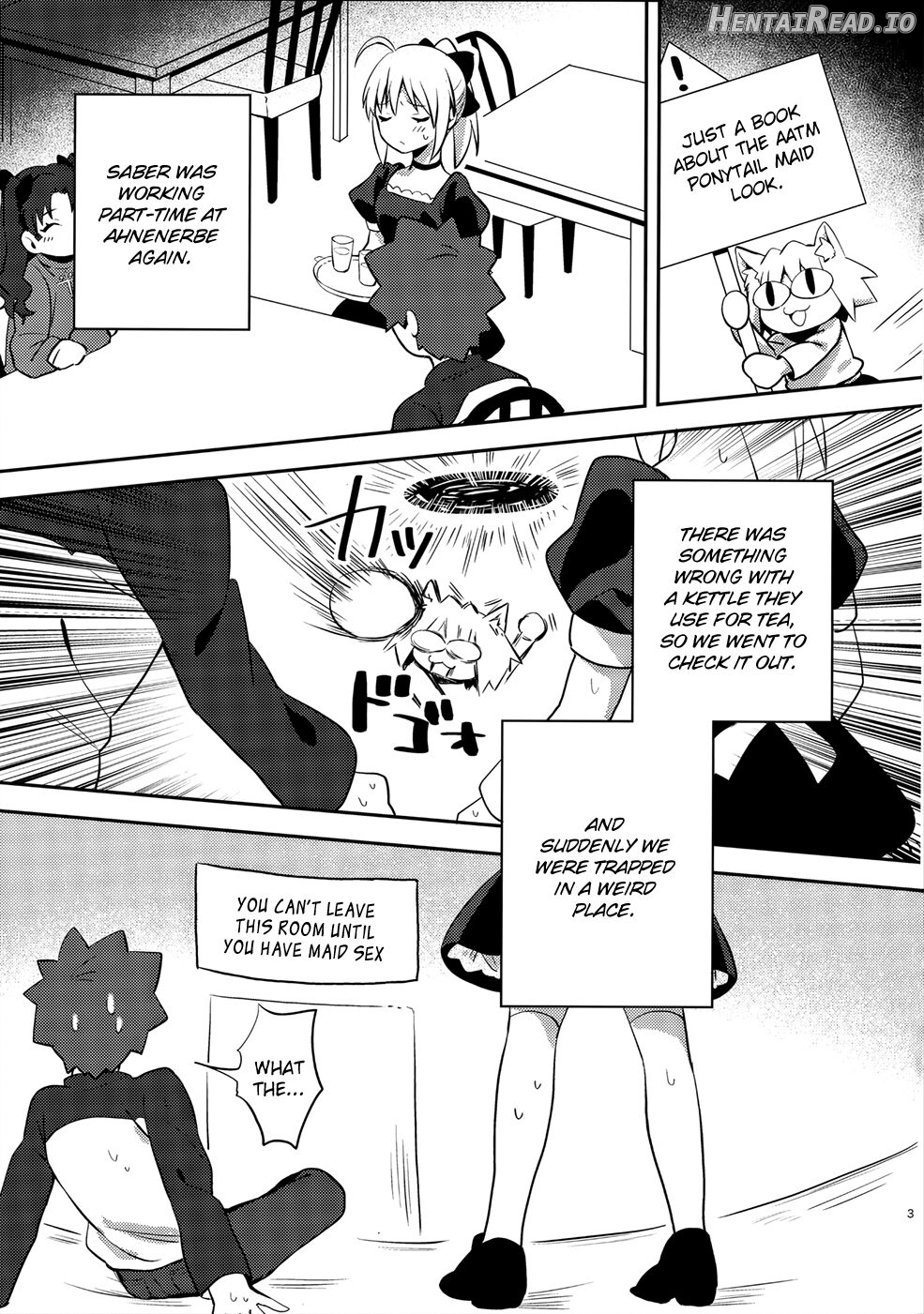 Maid xxx Shinai to Derarenai Heya Chapter 1 - page 2