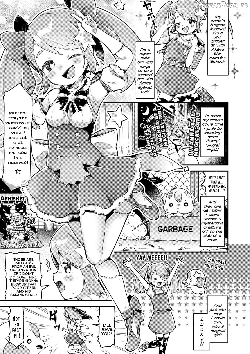 Mahou Shoujo Princess Meteor Kanashimi kara Sukue! Ai no Kiseki! Chapter 1 - page 1