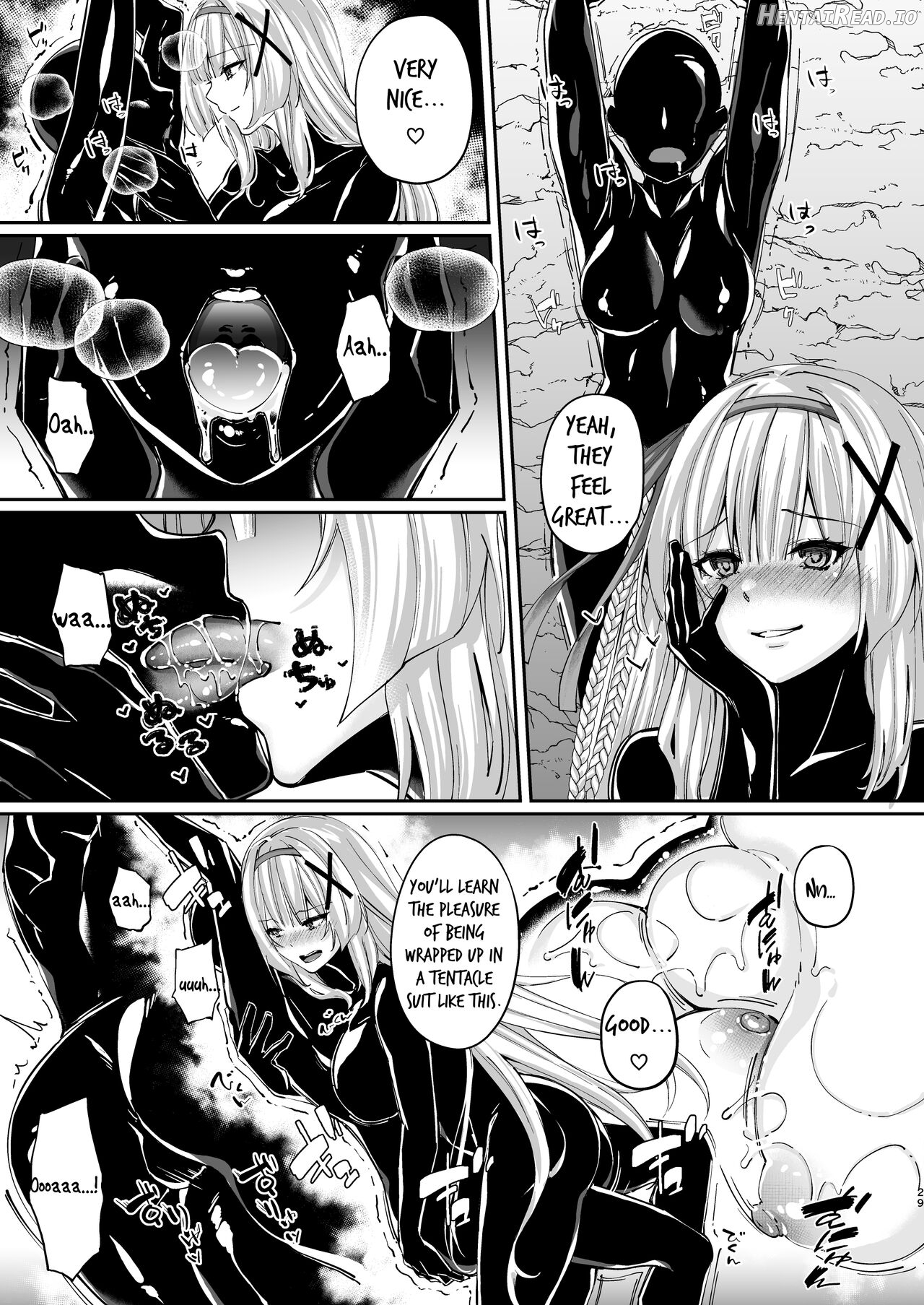 Parasite Rubber -Kuro Rubber Shokushufuku ni Kisei sareta Himekishi Monogatari- Chapter 1 - page 28