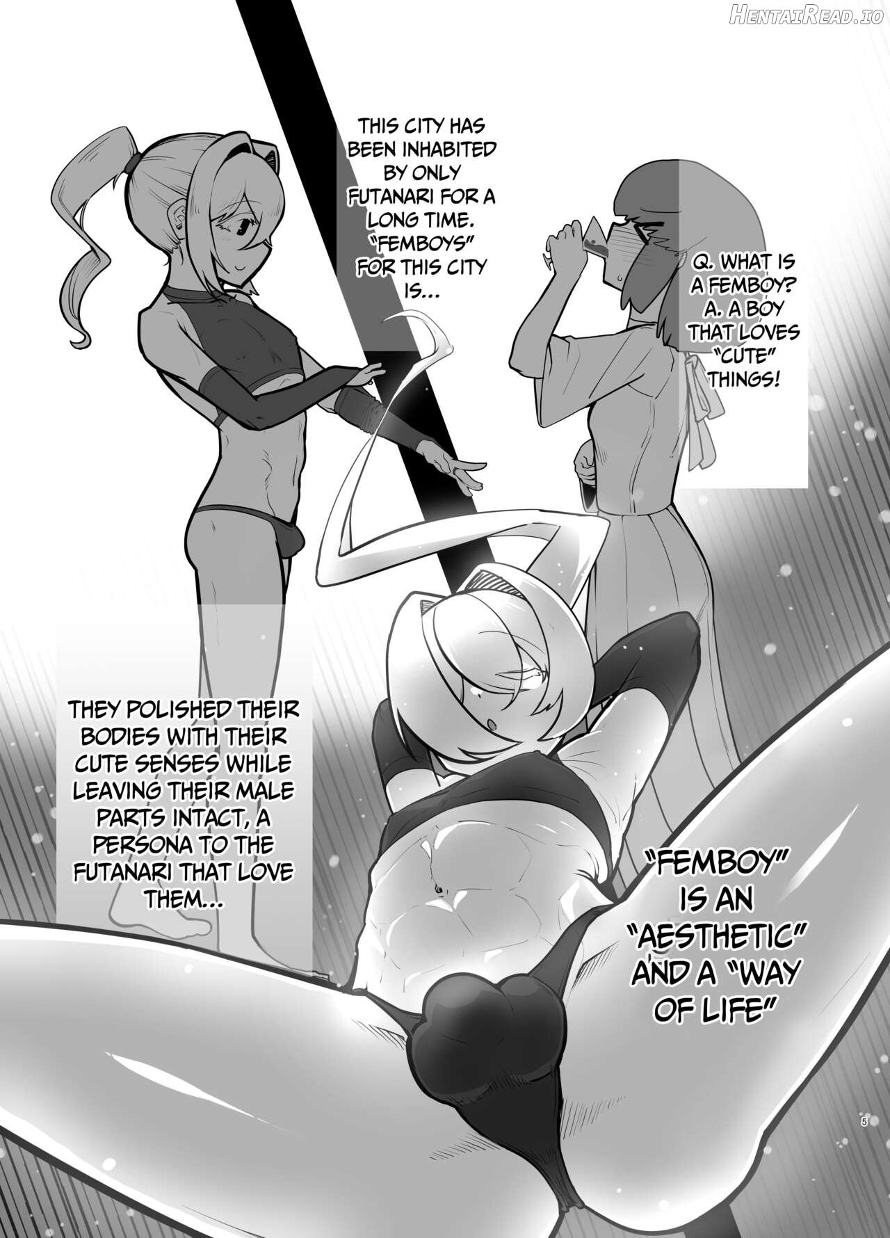 Futanari no Machi no Femboy Club Chapter 1 - page 4