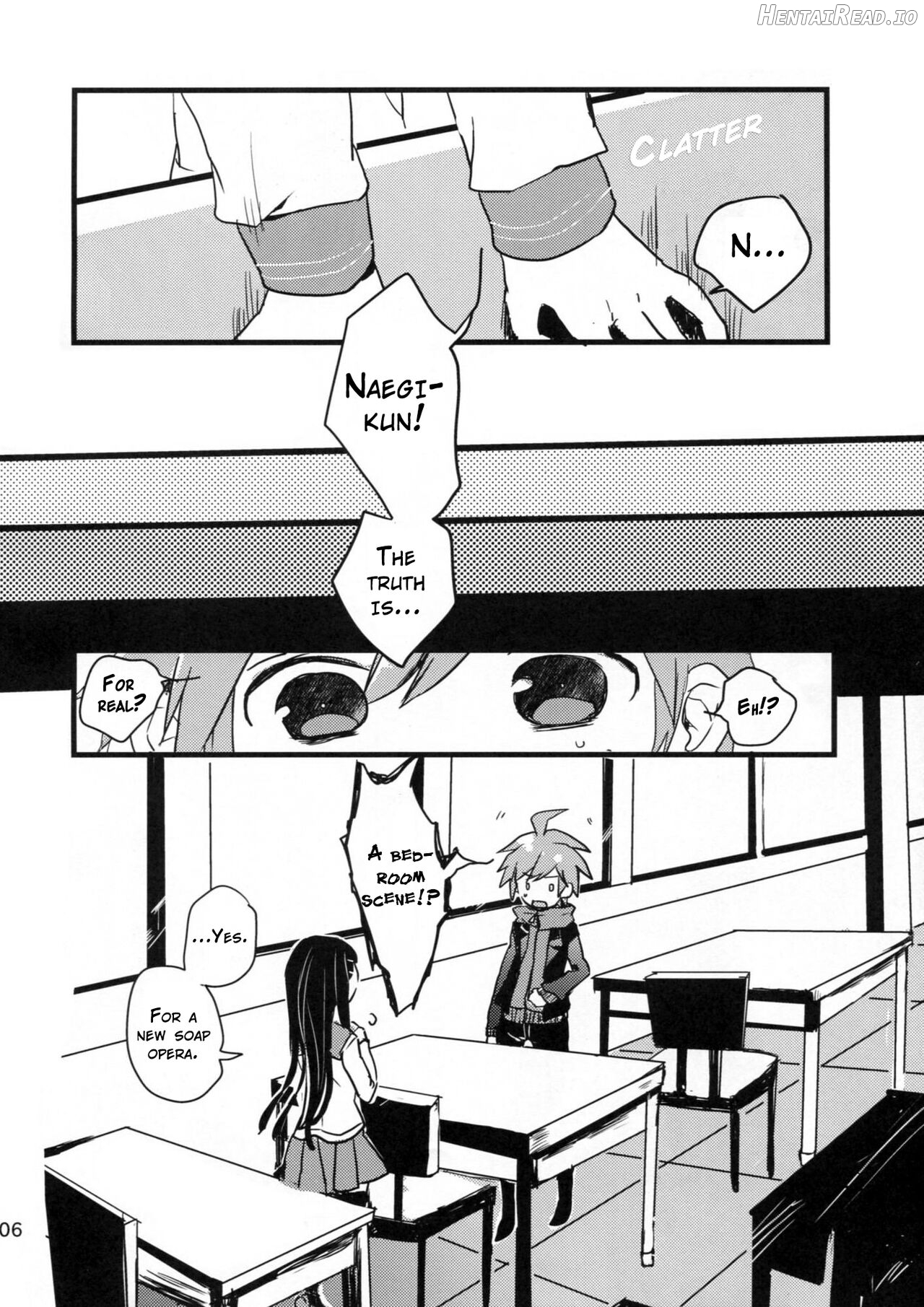 Naegi to Maizono-san ga Tsukiatteru Zentei no Manga Chapter 1 - page 5