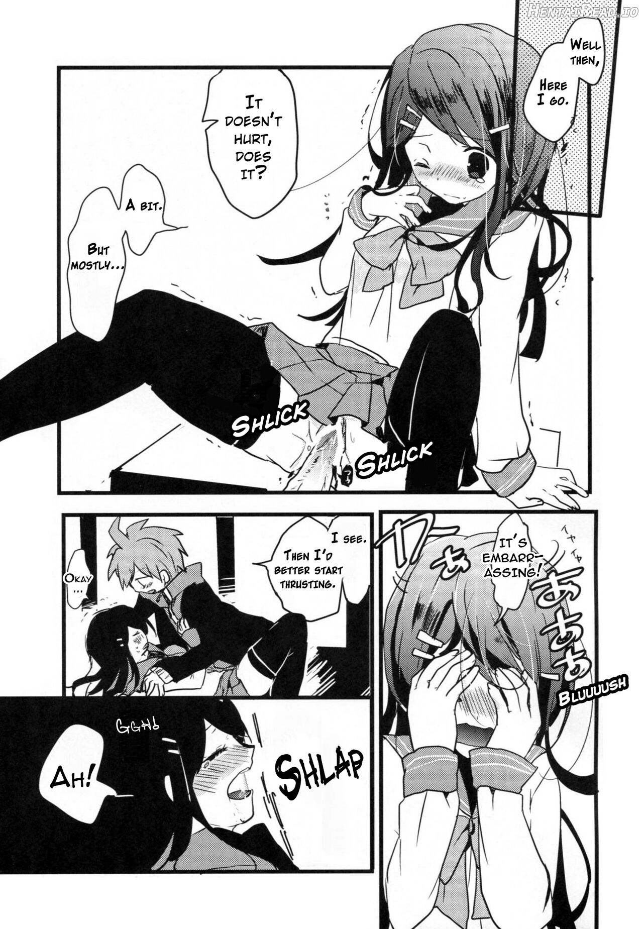 Naegi to Maizono-san ga Tsukiatteru Zentei no Manga Chapter 1 - page 12