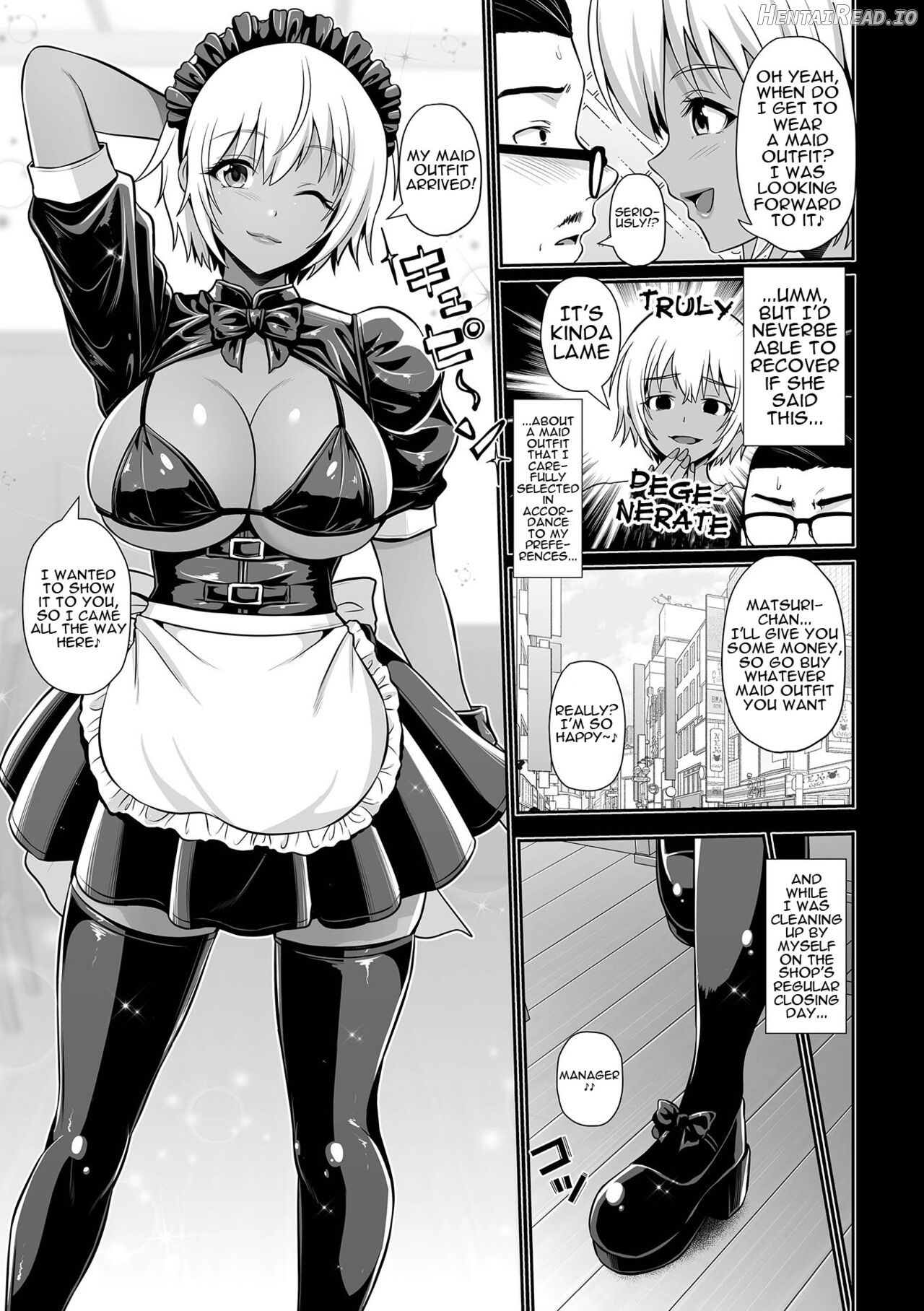 Kuro Gyaru Maid ga Gohoshi Shichau zo ♪ Chapter 1 - page 3