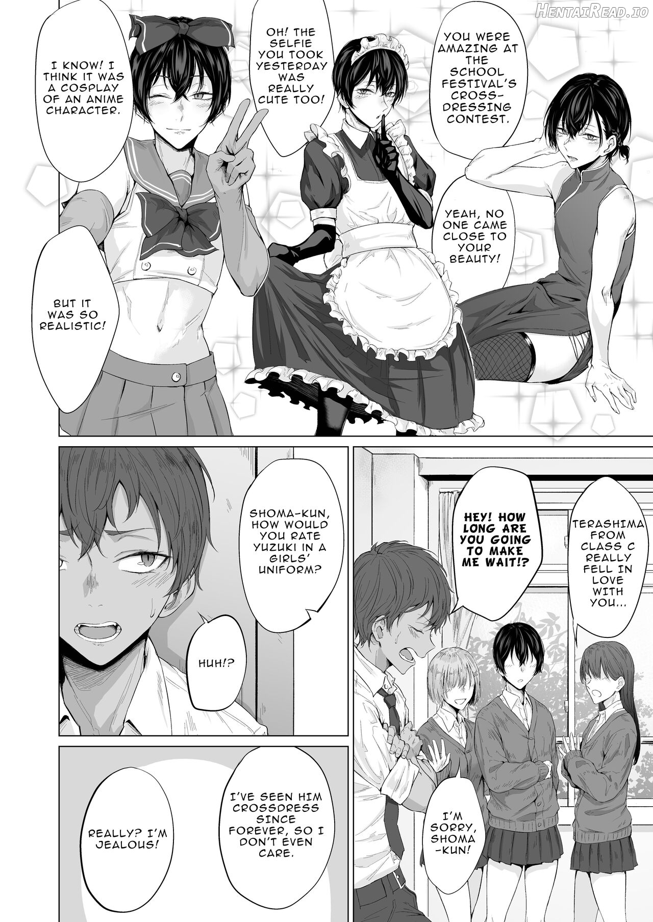 "Konna no, Mou Manko da yo..." Osananajimi no Gokubuto Chinpo de Josou Mesuiki o Oshiekomareta Boku Chapter 1 - page 3