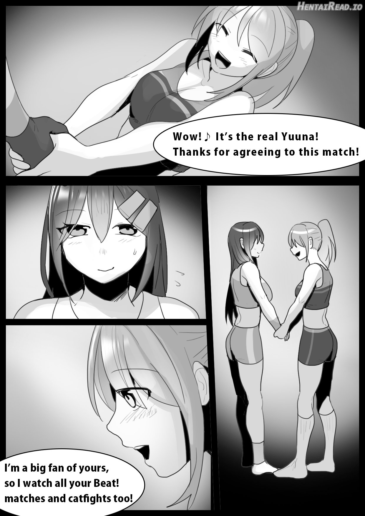 Girls Beat! Plus - Ayu vs Hinano Chapter 2 - page 1