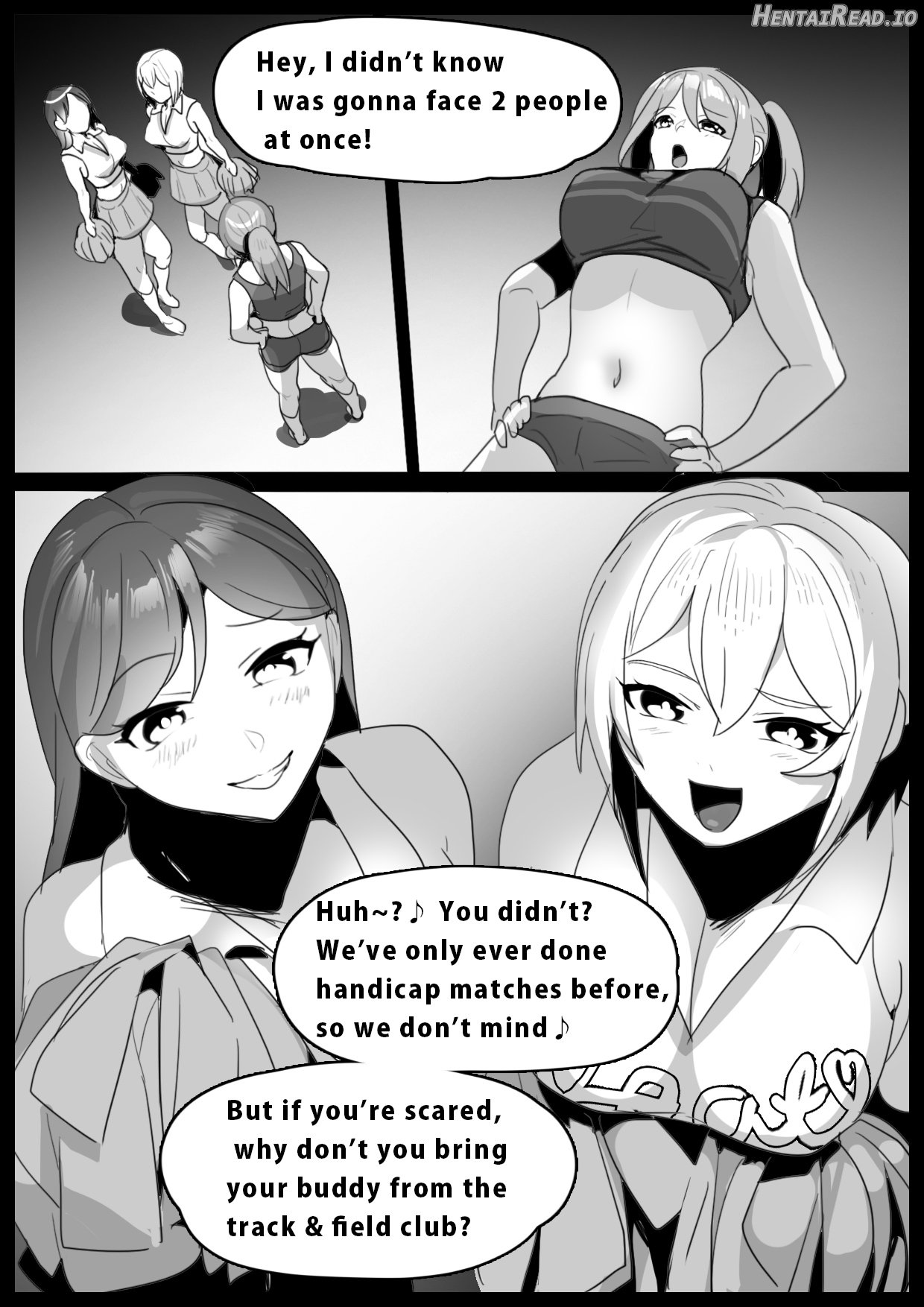 Girls Beat! Plus - Ayu vs Hinano Chapter 6 - page 1