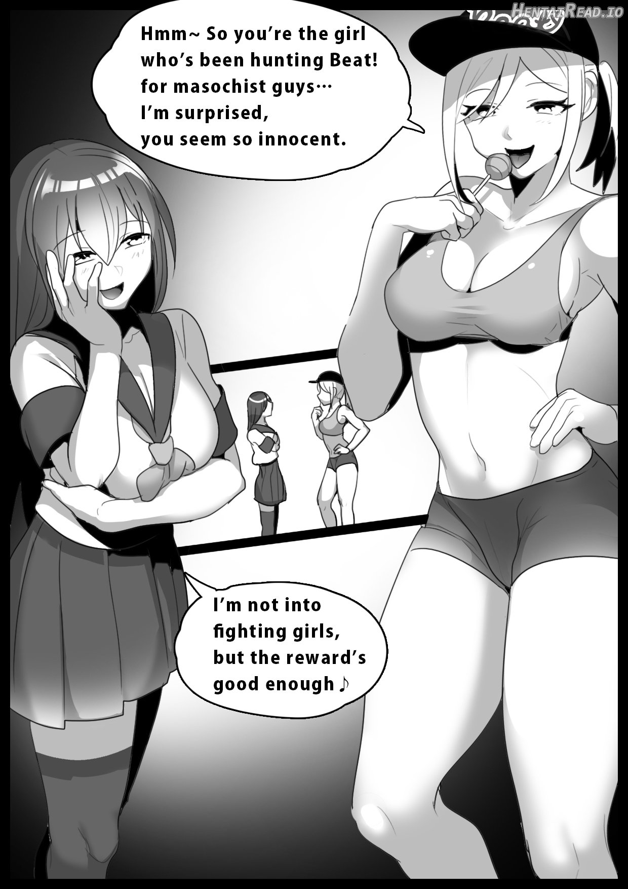 Girls Beat! Plus - Ayu vs Hinano Chapter 7 - page 2