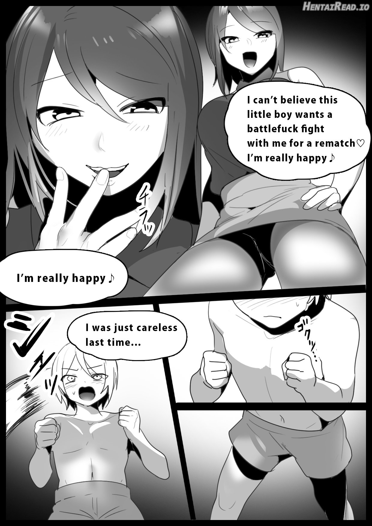 Girls Beat! Plus - Ayu vs Hinano Chapter 8 - page 1