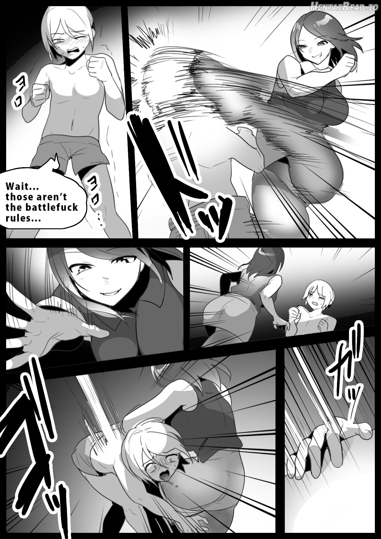 Girls Beat! Plus - Ayu vs Hinano Chapter 8 - page 2