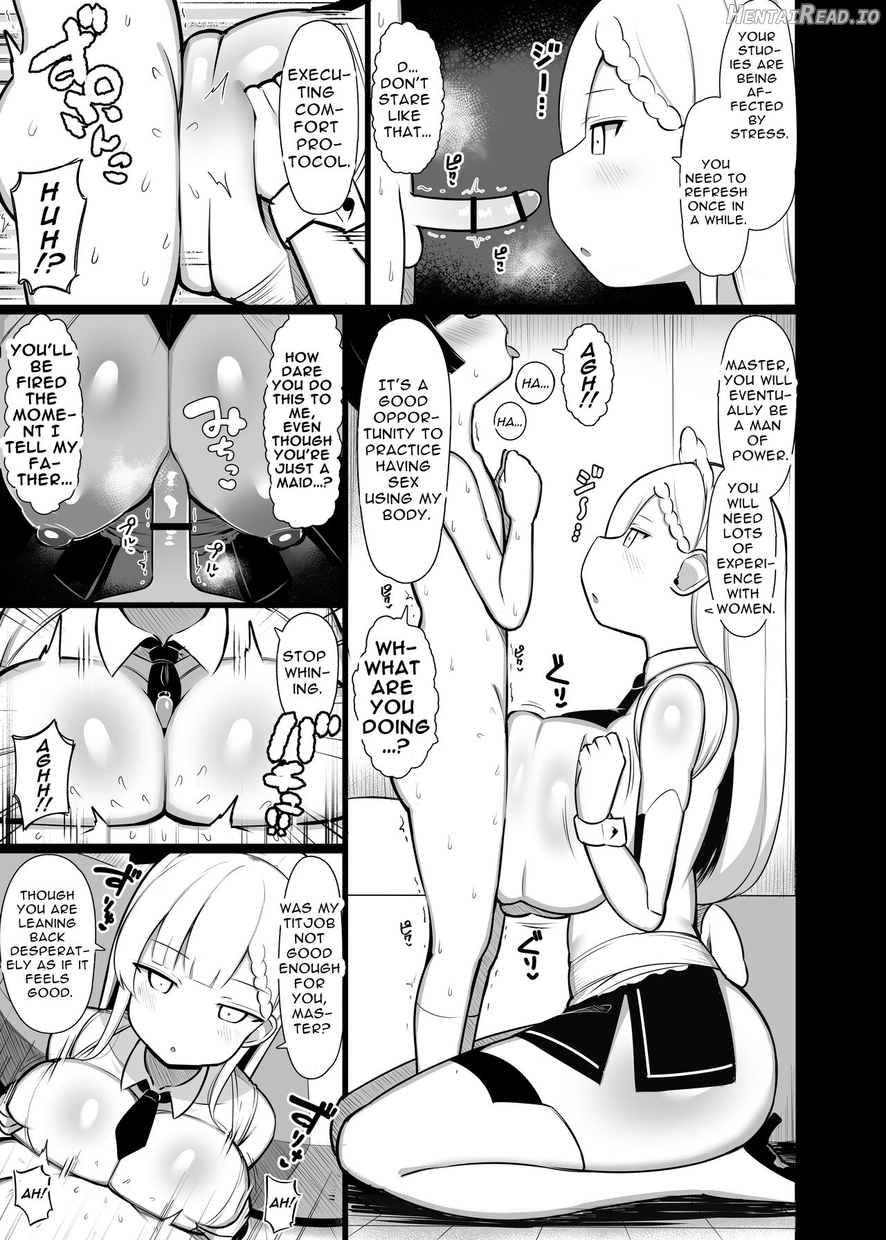 Goshujin-sama no Ochinchin wa Yuzurenai ~Succubus Maid to Nukirobo Maid~ Chapter 1 - page 8