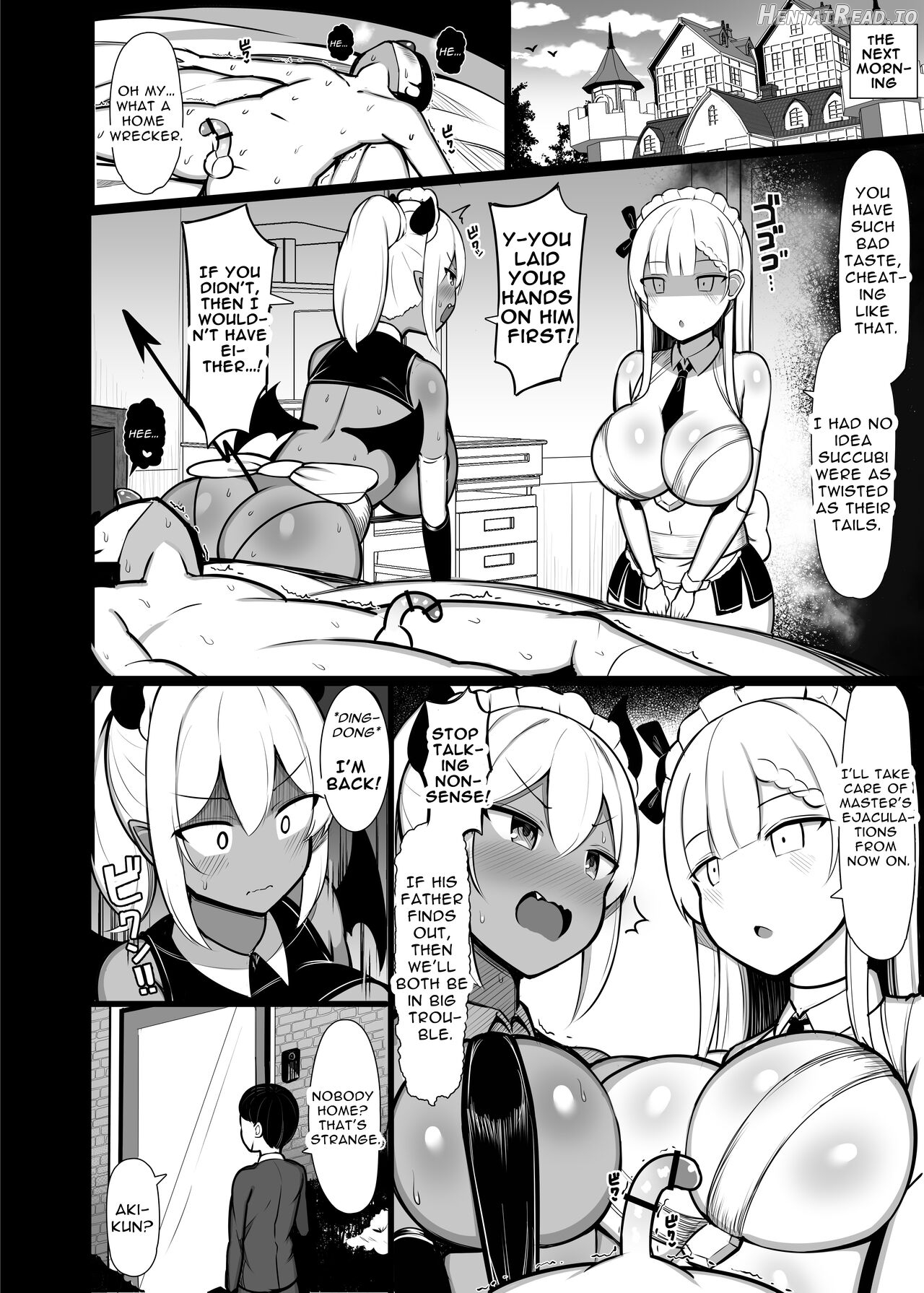 Goshujin-sama no Ochinchin wa Yuzurenai ~Succubus Maid to Nukirobo Maid~ Chapter 1 - page 25