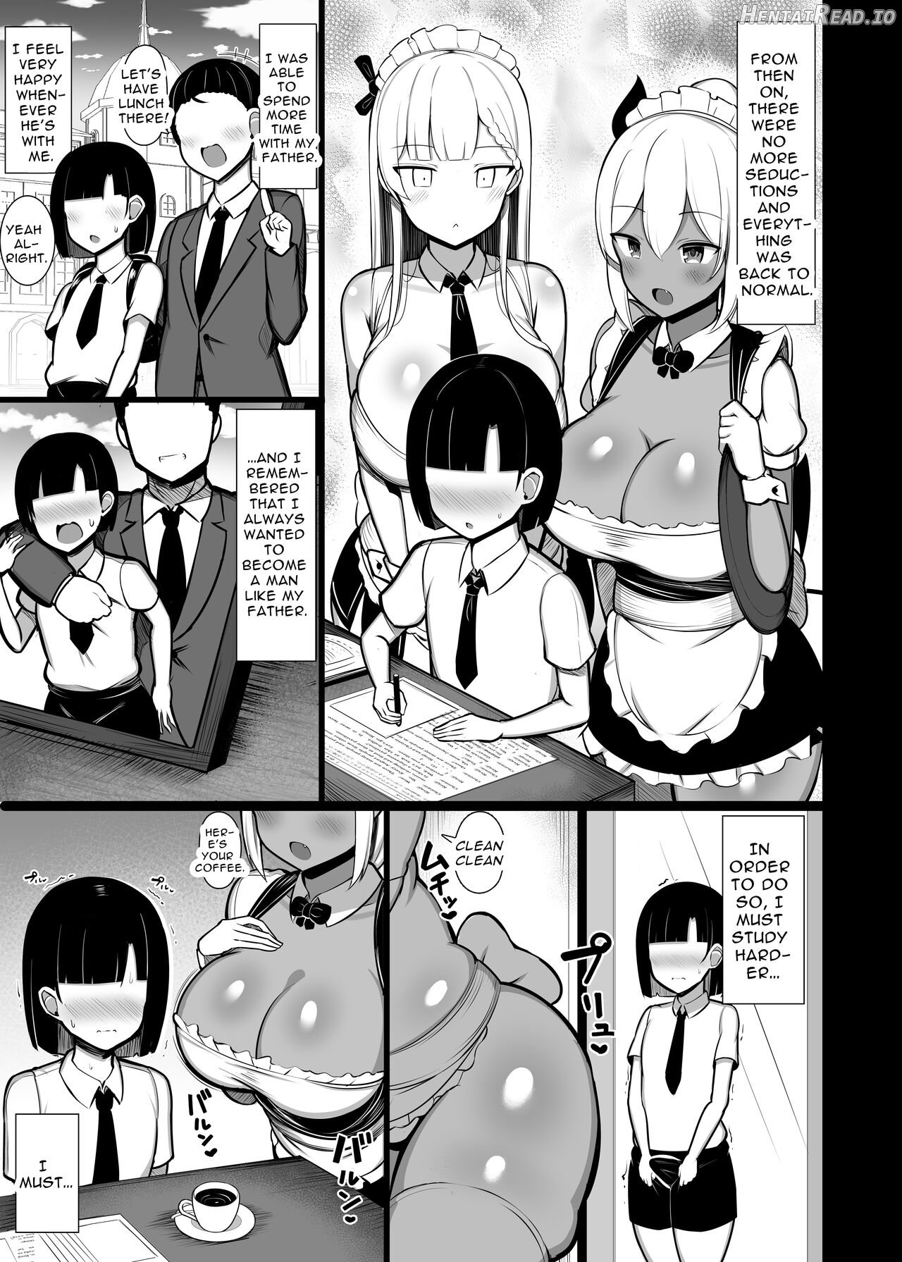 Goshujin-sama no Ochinchin wa Yuzurenai ~Succubus Maid to Nukirobo Maid~ Chapter 1 - page 28