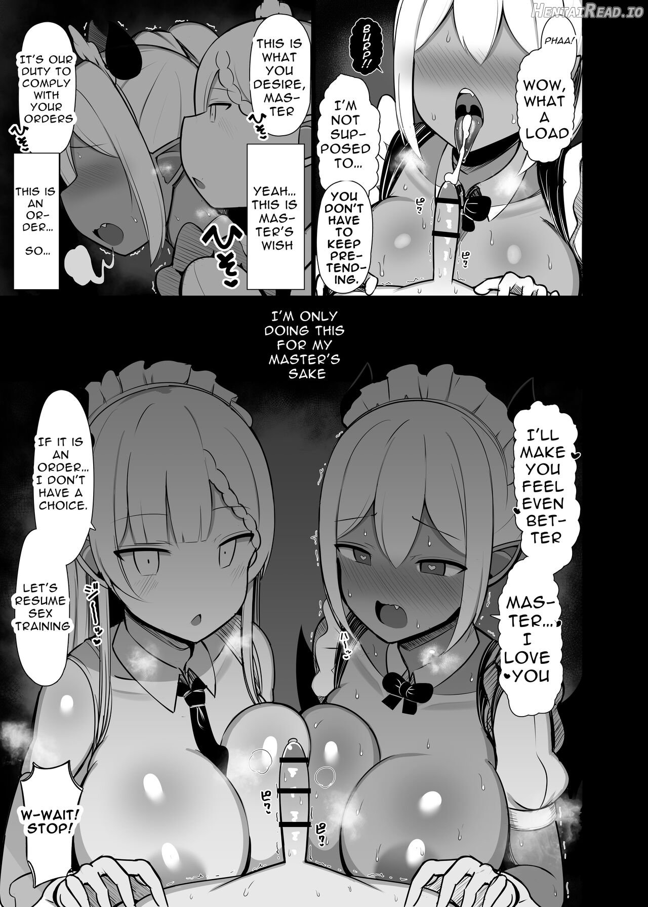 Goshujin-sama no Ochinchin wa Yuzurenai ~Succubus Maid to Nukirobo Maid~ Chapter 1 - page 32