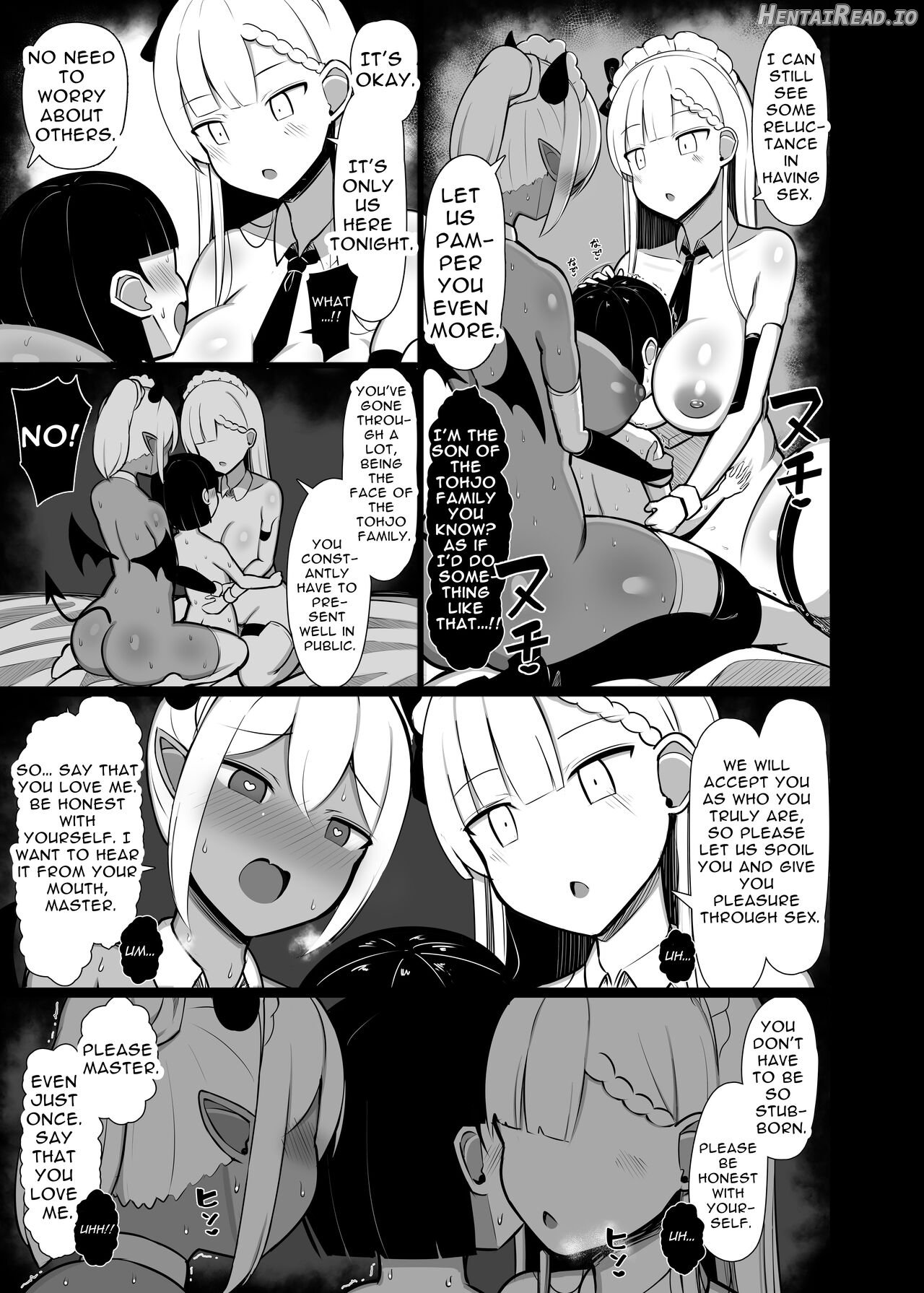 Goshujin-sama no Ochinchin wa Yuzurenai ~Succubus Maid to Nukirobo Maid~ Chapter 1 - page 34