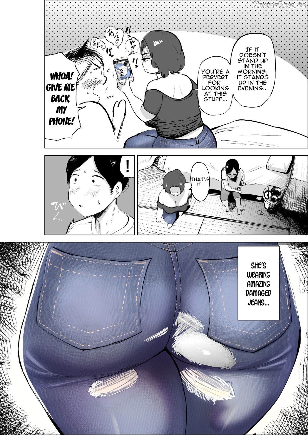 Jeans wa Iteru Kowakute Nigate dakedo Megutai na Tomodachi no Okaa-san Chapter 1 - page 8