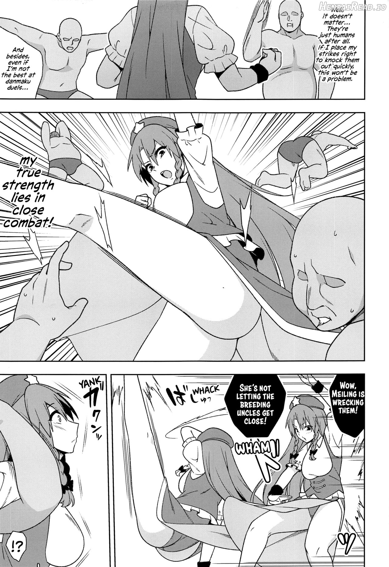 Meiling VS Nazo no Tanetsuke Oji-san Gundan Chapter 1 - page 4