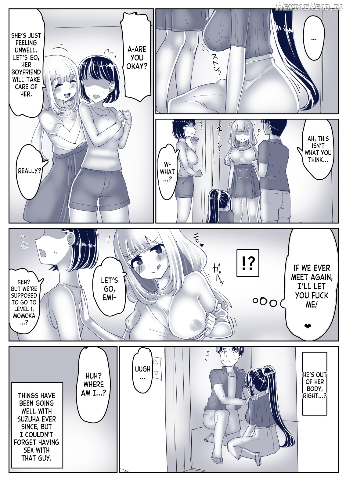 8P Sex Change Possession Manga + omake Chapter 1 - page 9