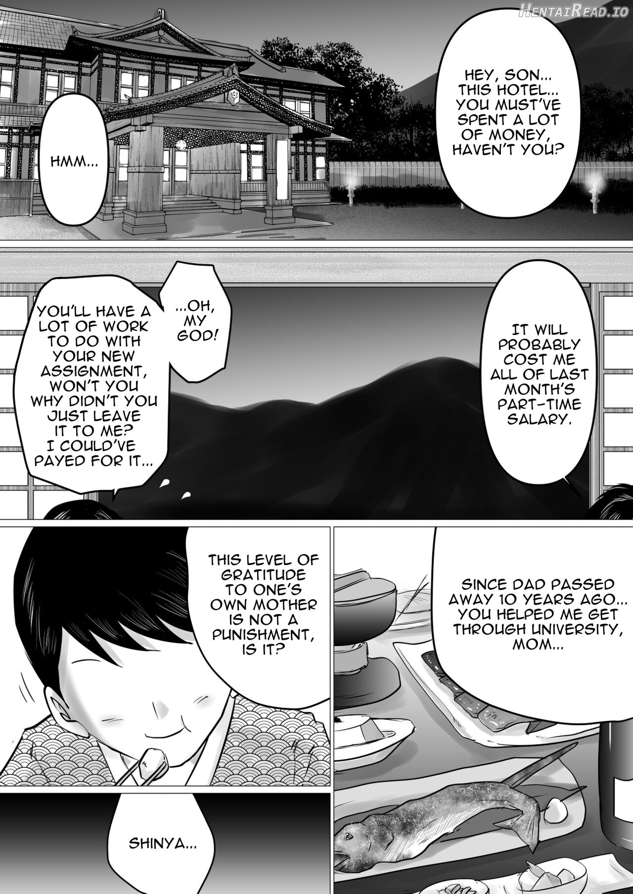 Jukubo to Futari de, Onsen Ryokou. ~Oyakoukou Suru Tsumori ga, Kaa-san no Karada ga Ero Sugita node…~ Chapter 1 - page 2