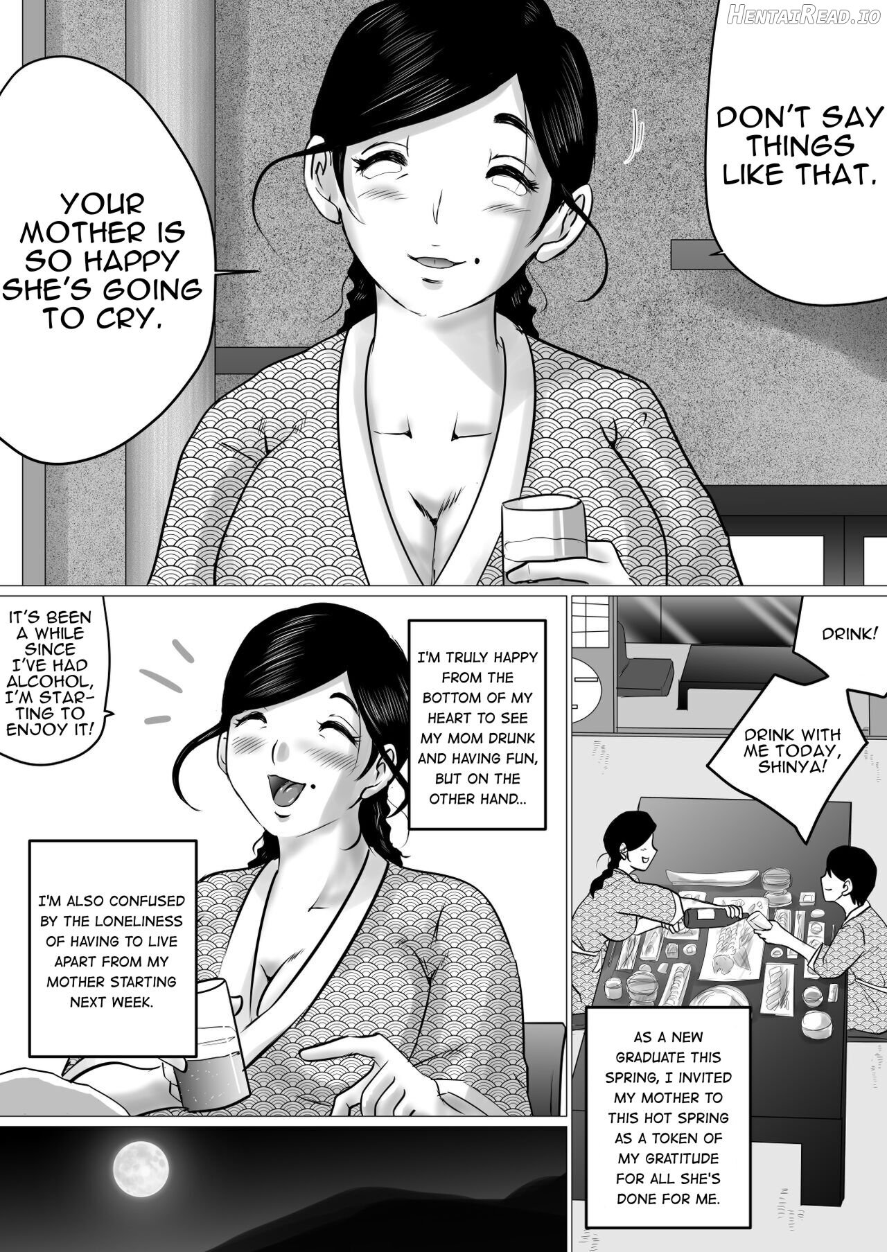 Jukubo to Futari de, Onsen Ryokou. ~Oyakoukou Suru Tsumori ga, Kaa-san no Karada ga Ero Sugita node…~ Chapter 1 - page 3