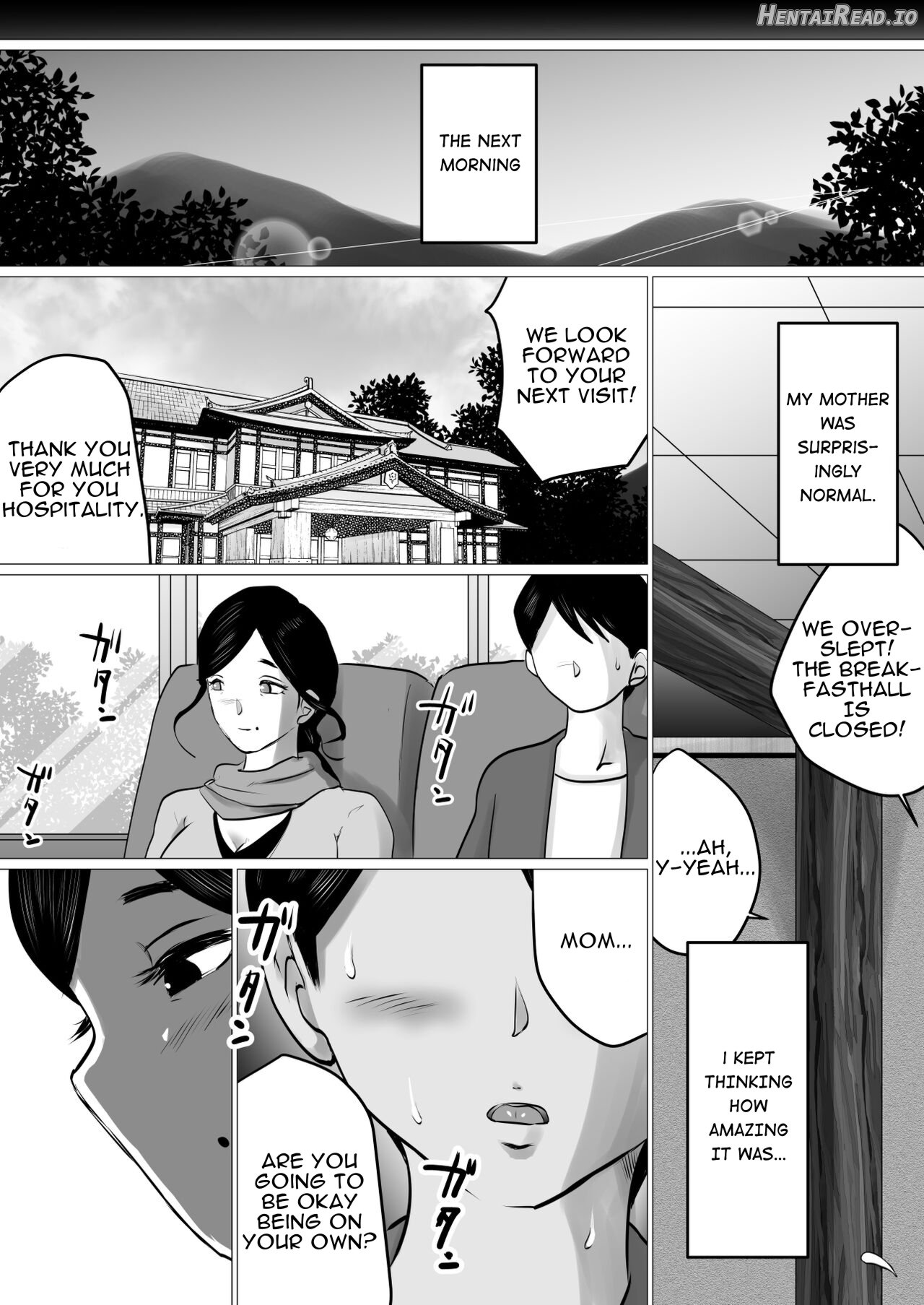 Jukubo to Futari de, Onsen Ryokou. ~Oyakoukou Suru Tsumori ga, Kaa-san no Karada ga Ero Sugita node…~ Chapter 1 - page 50