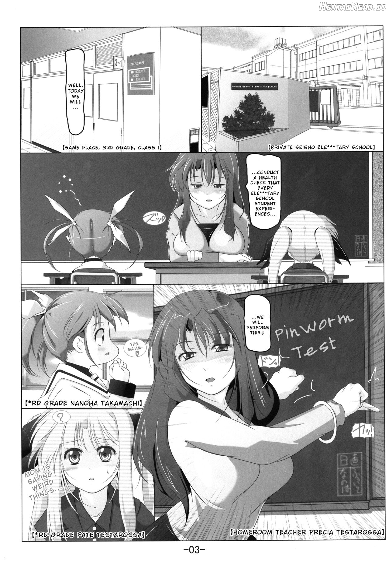 NanoFa + Alicia wo Ochinchin de Gyouchuu Kensa Chapter 1 - page 2