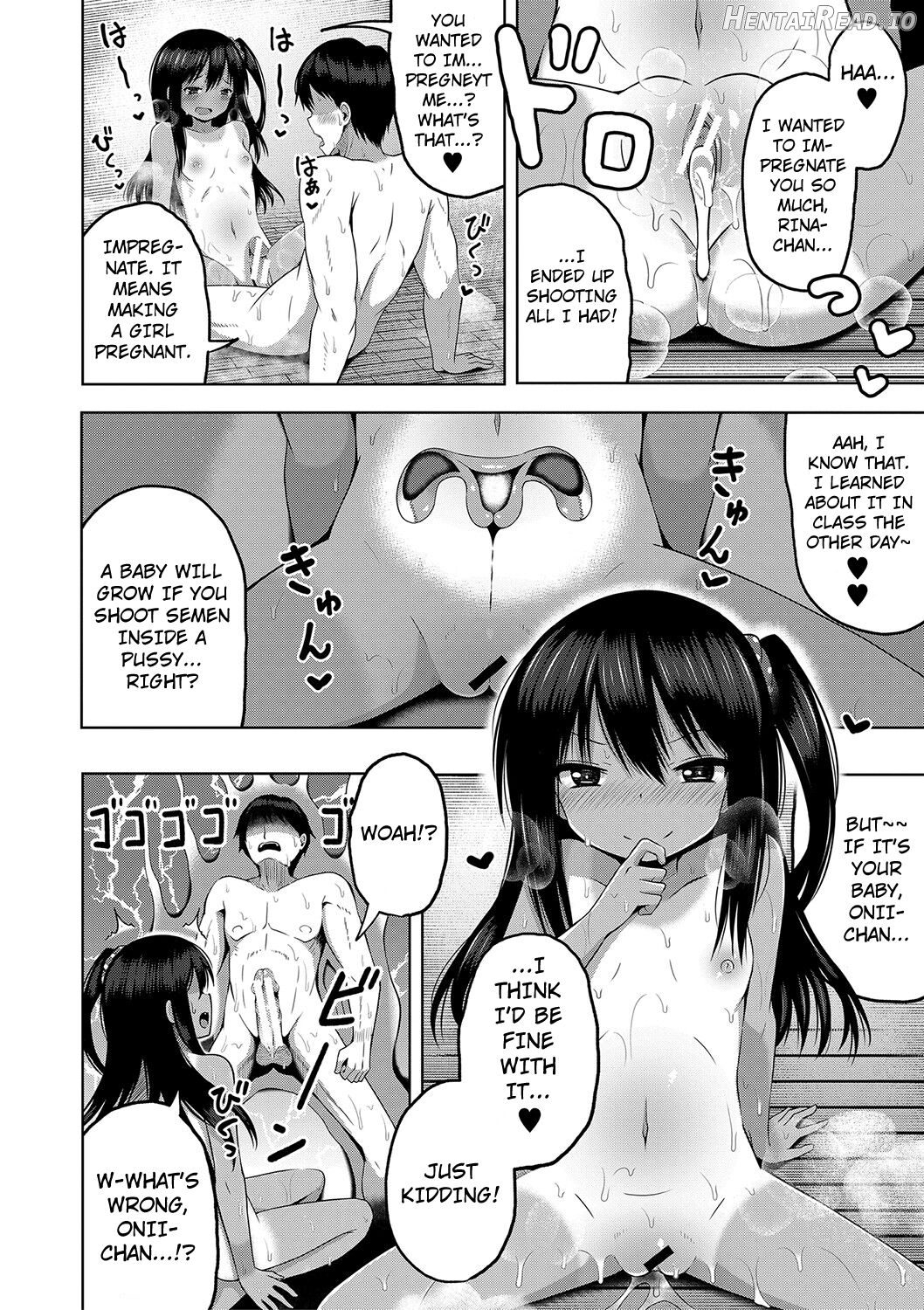 Ninshin Shoujo "Mesugaki datte Haramitai!" - Pregnant girl, even a female kid seems to be pregnant. Chapter 1 - page 22