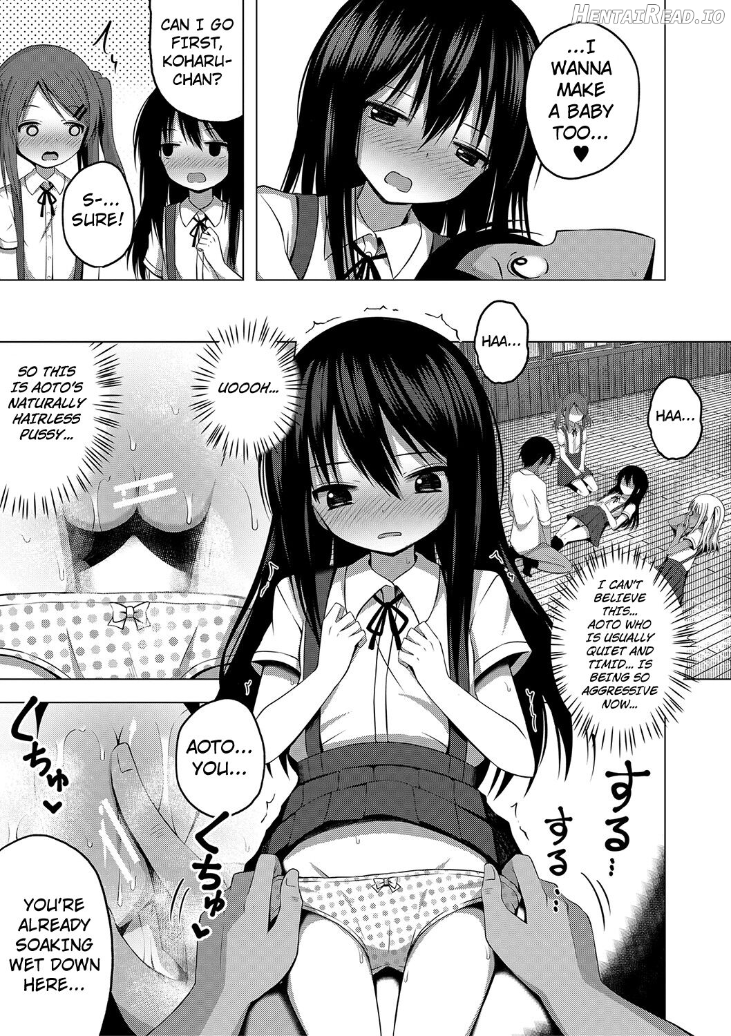 Ninshin Shoujo "Mesugaki datte Haramitai!" - Pregnant girl, even a female kid seems to be pregnant. Chapter 1 - page 57