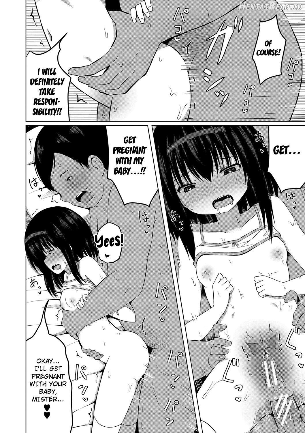 Ninshin Shoujo "Mesugaki datte Haramitai!" - Pregnant girl, even a female kid seems to be pregnant. Chapter 1 - page 154