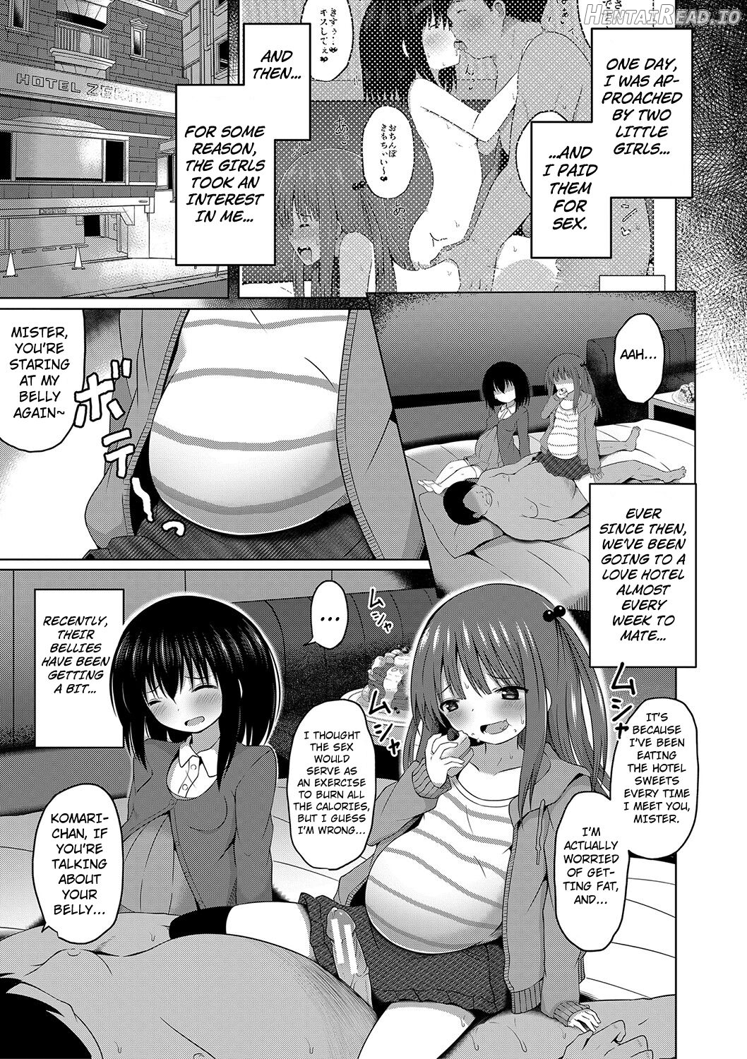 Ninshin Shoujo "Mesugaki datte Haramitai!" - Pregnant girl, even a female kid seems to be pregnant. Chapter 1 - page 165