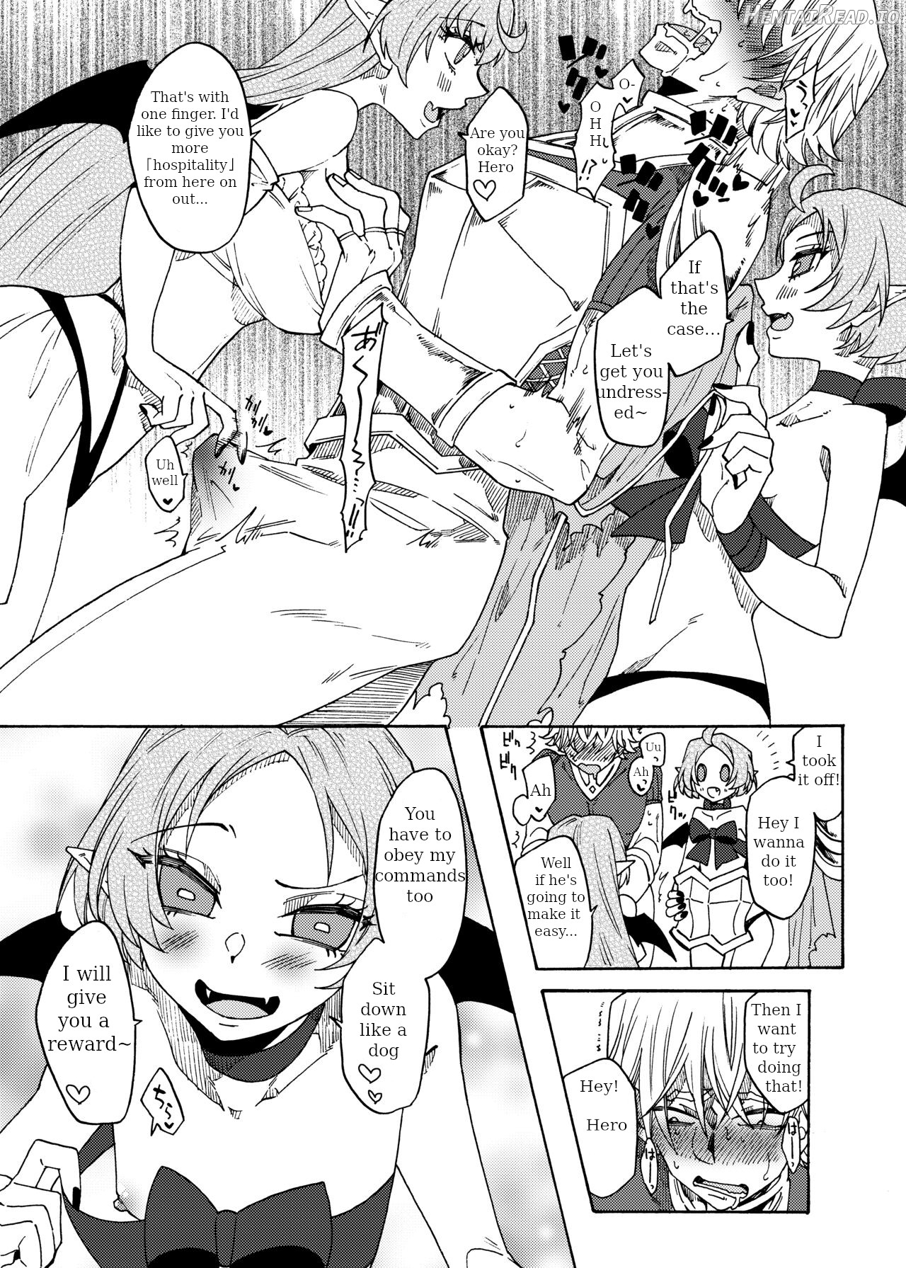 Saikyou Yuusha ga Zako Succubus Shimai no Seieki Server ni naru Hanashi! Chapter 1 - page 7